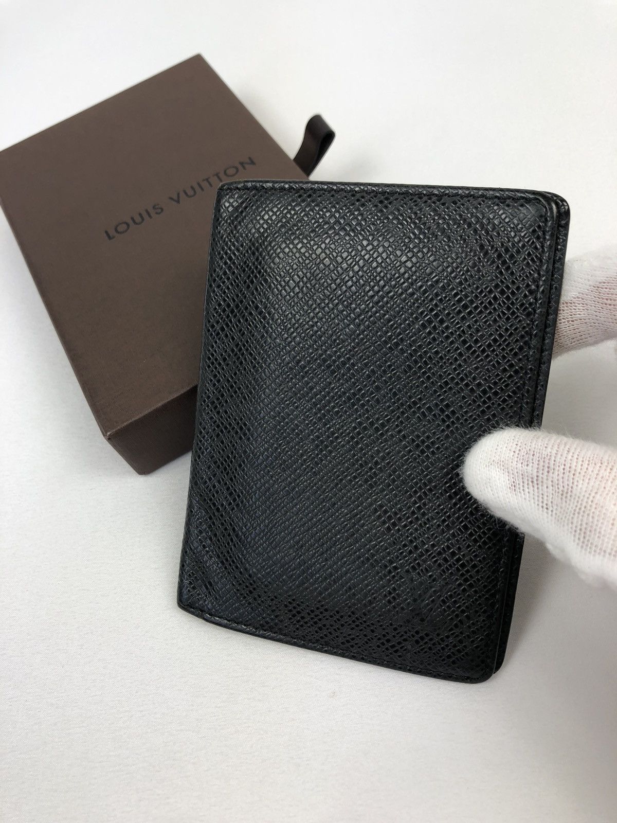 Louis Vuitton Slender Wallet Taiga Black/Rainbow in Taiga Leather - US