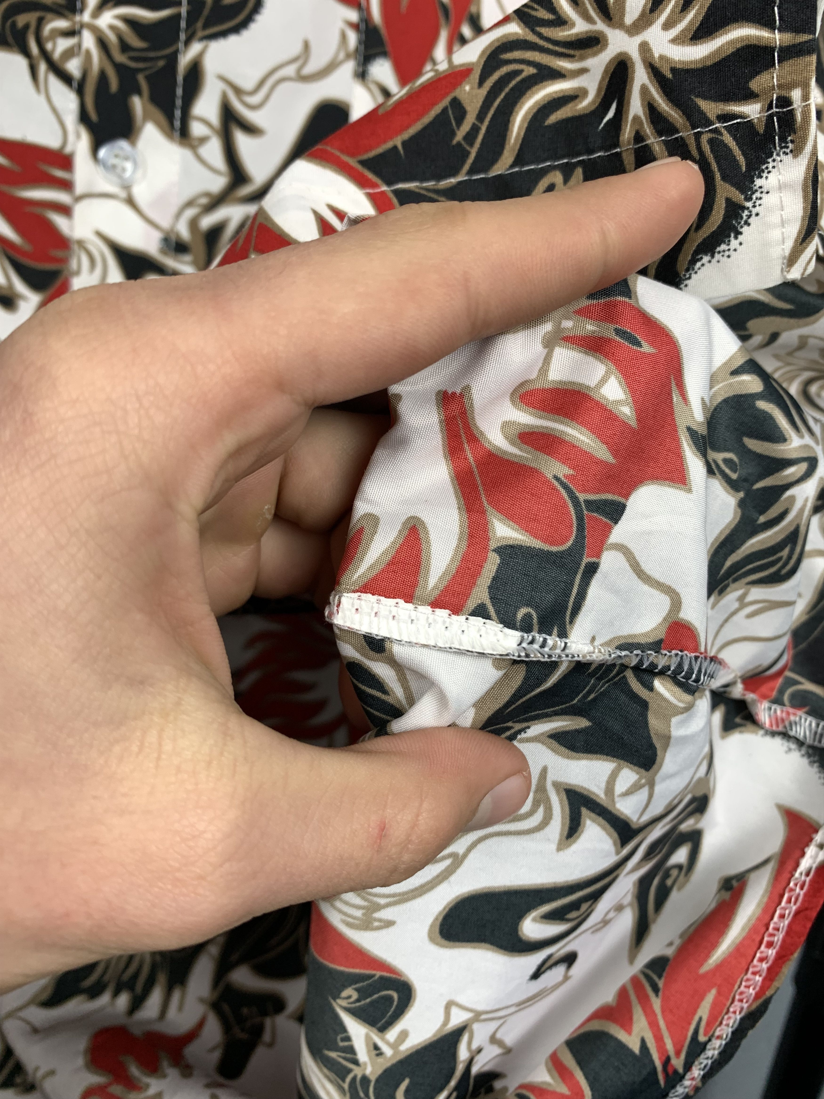 Other Vintage Hawaiian Shirt Full Printed Flowers Size US L / EU 52-54 / 3 - 3 Thumbnail