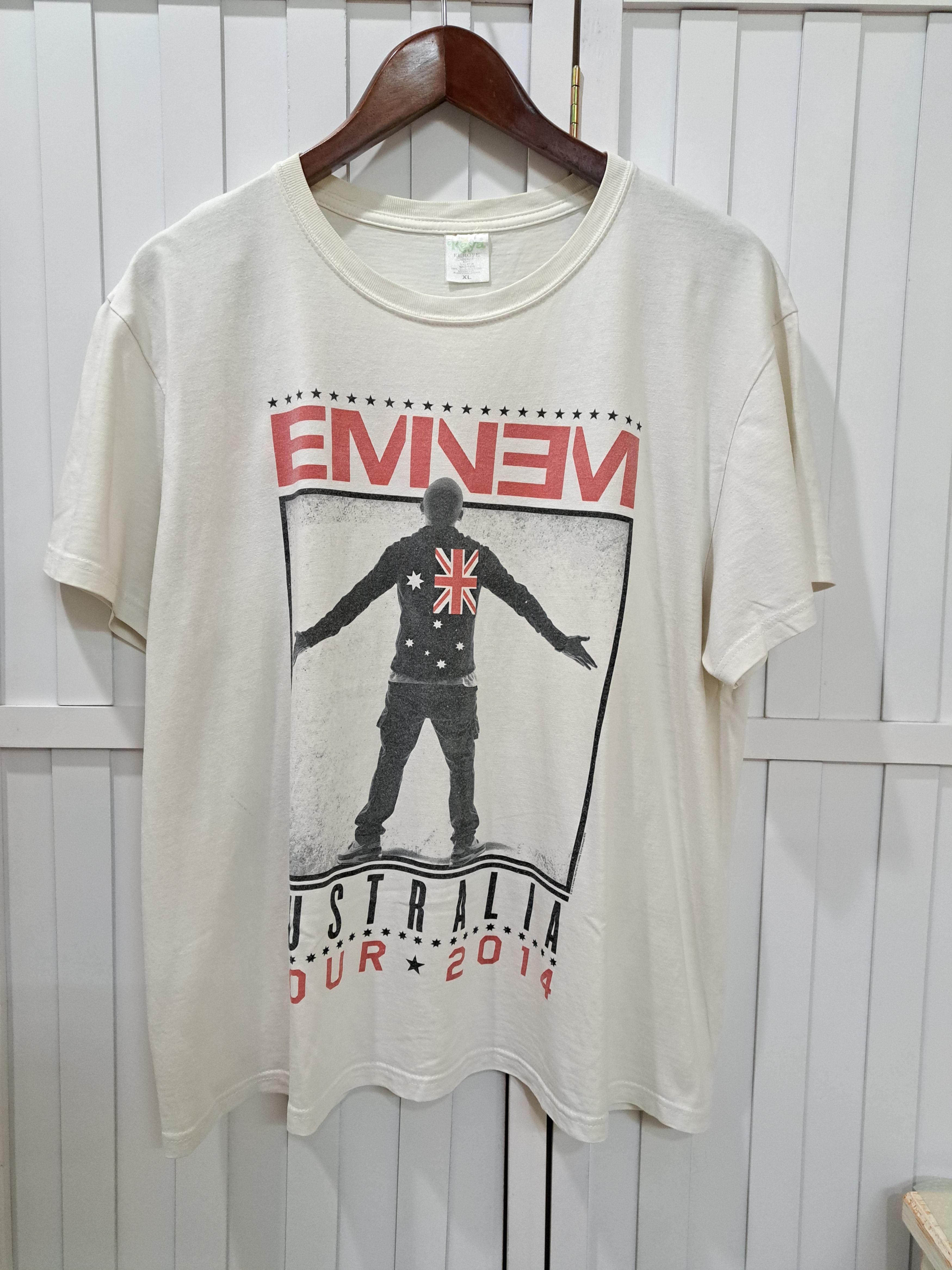 Band Tees Eminem 2014 Australia Tour Rap Tee T-Shirt Size US XL / EU 56 / 4 - 1 Thumbnail