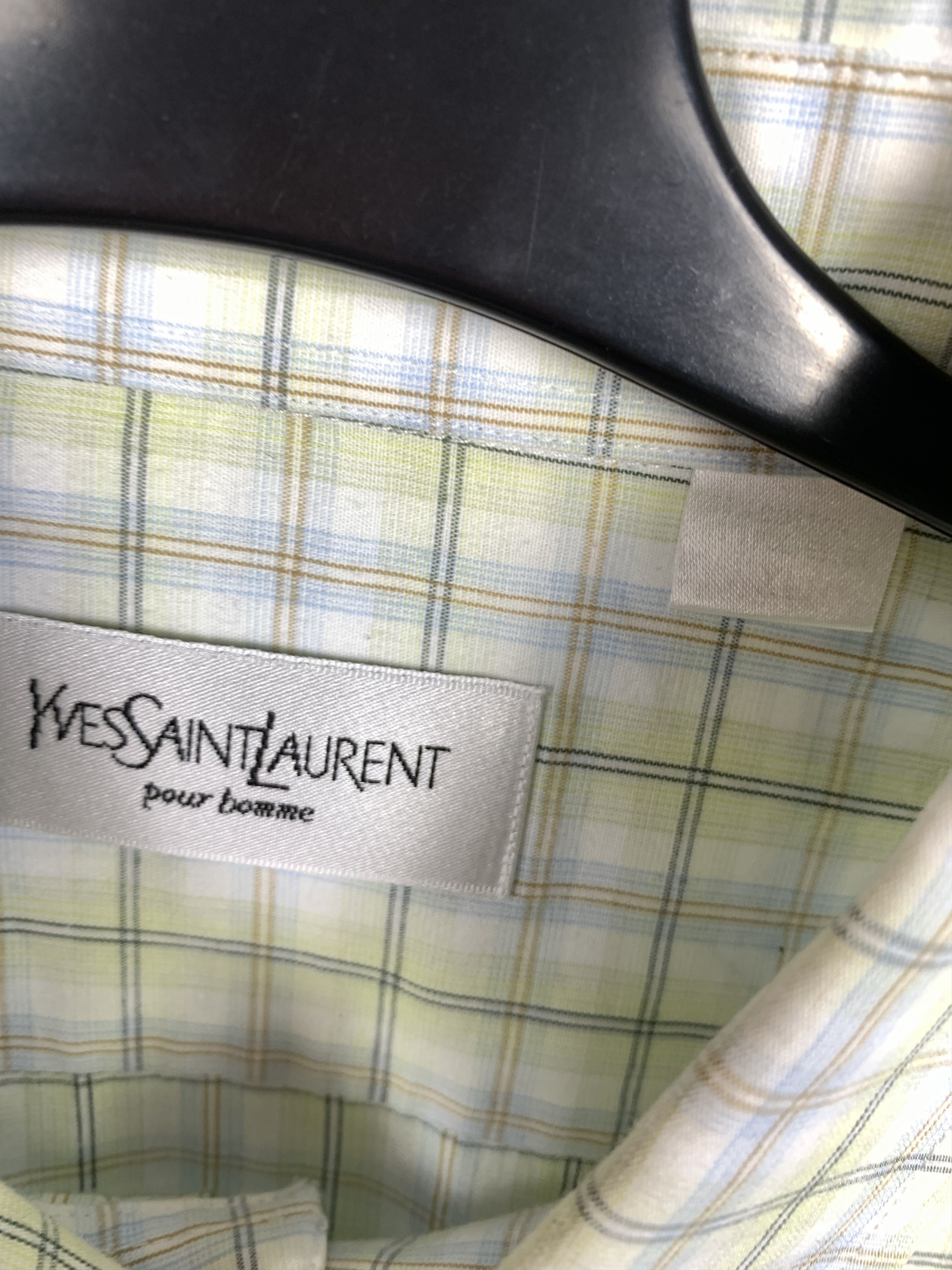 Yves Saint Laurent Yves Saint Laurent YSL Mens Short Sleeve Shirt Size US XL / EU 56 / 4 - 3 Thumbnail
