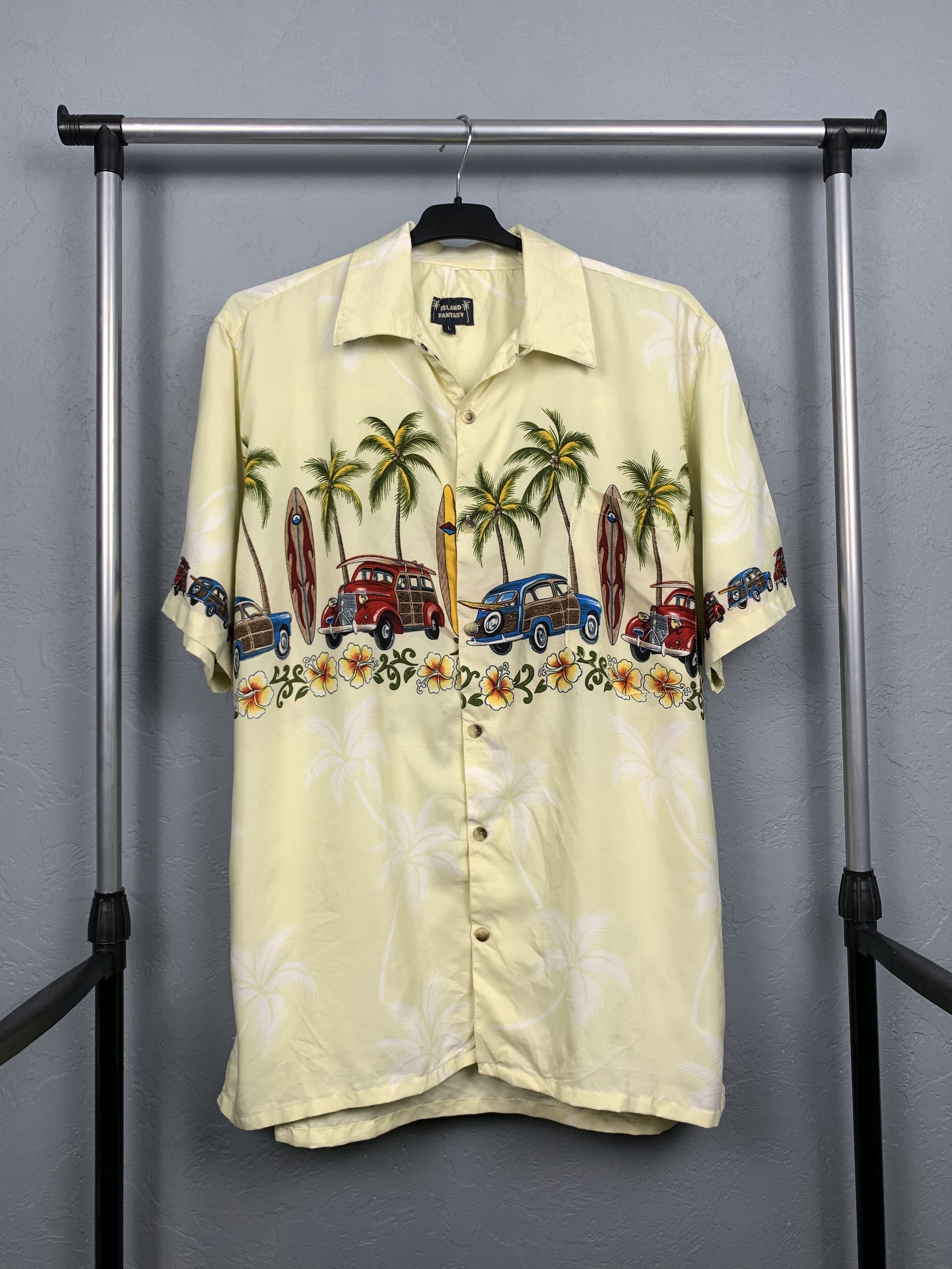 Vintage Vintage Hawaiian Shirt Full Printed Size US L / EU 52-54 / 3 - 1 Thumbnail
