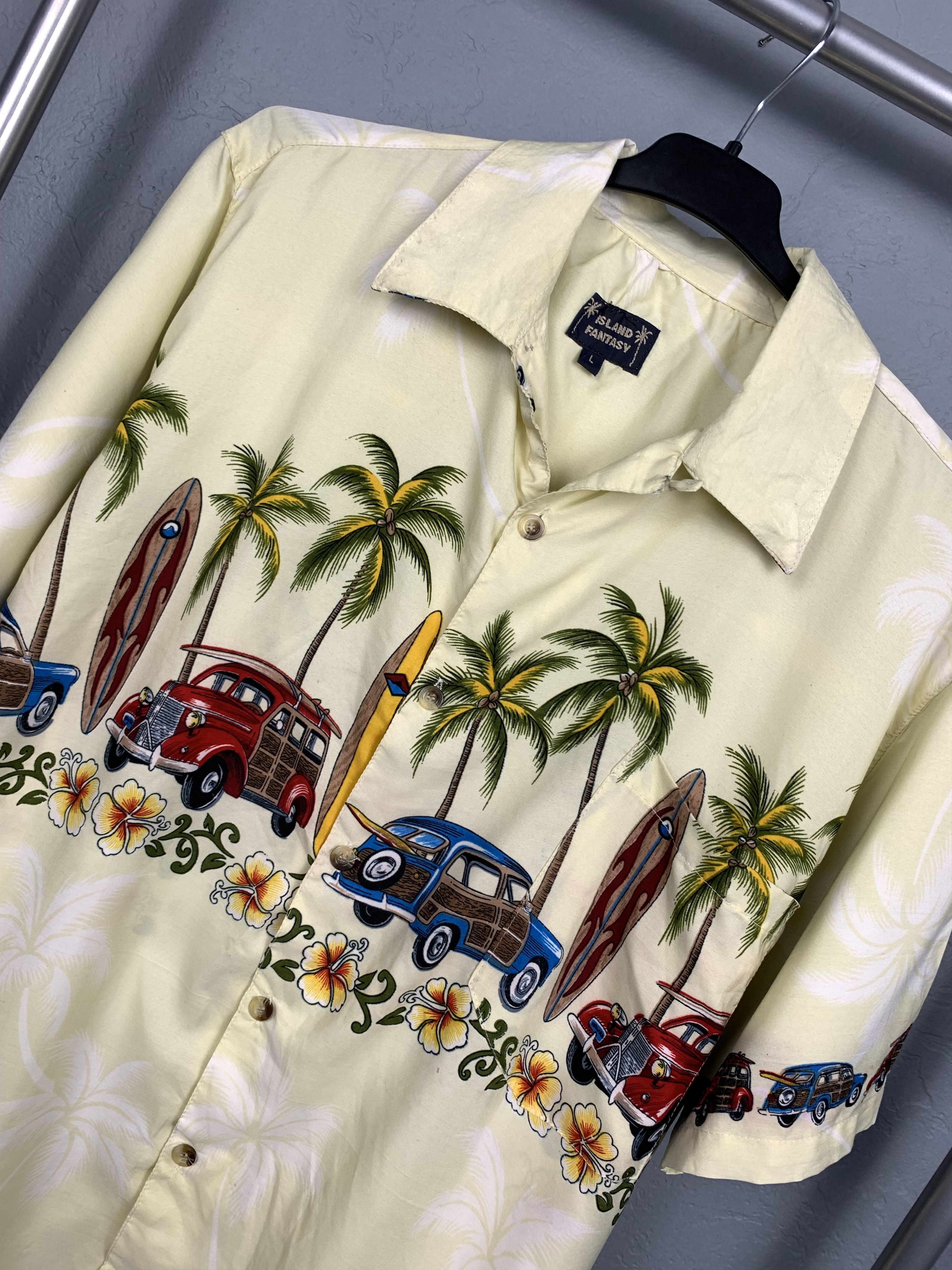 Vintage Vintage Hawaiian Shirt Full Printed Size US L / EU 52-54 / 3 - 2 Thumbnail