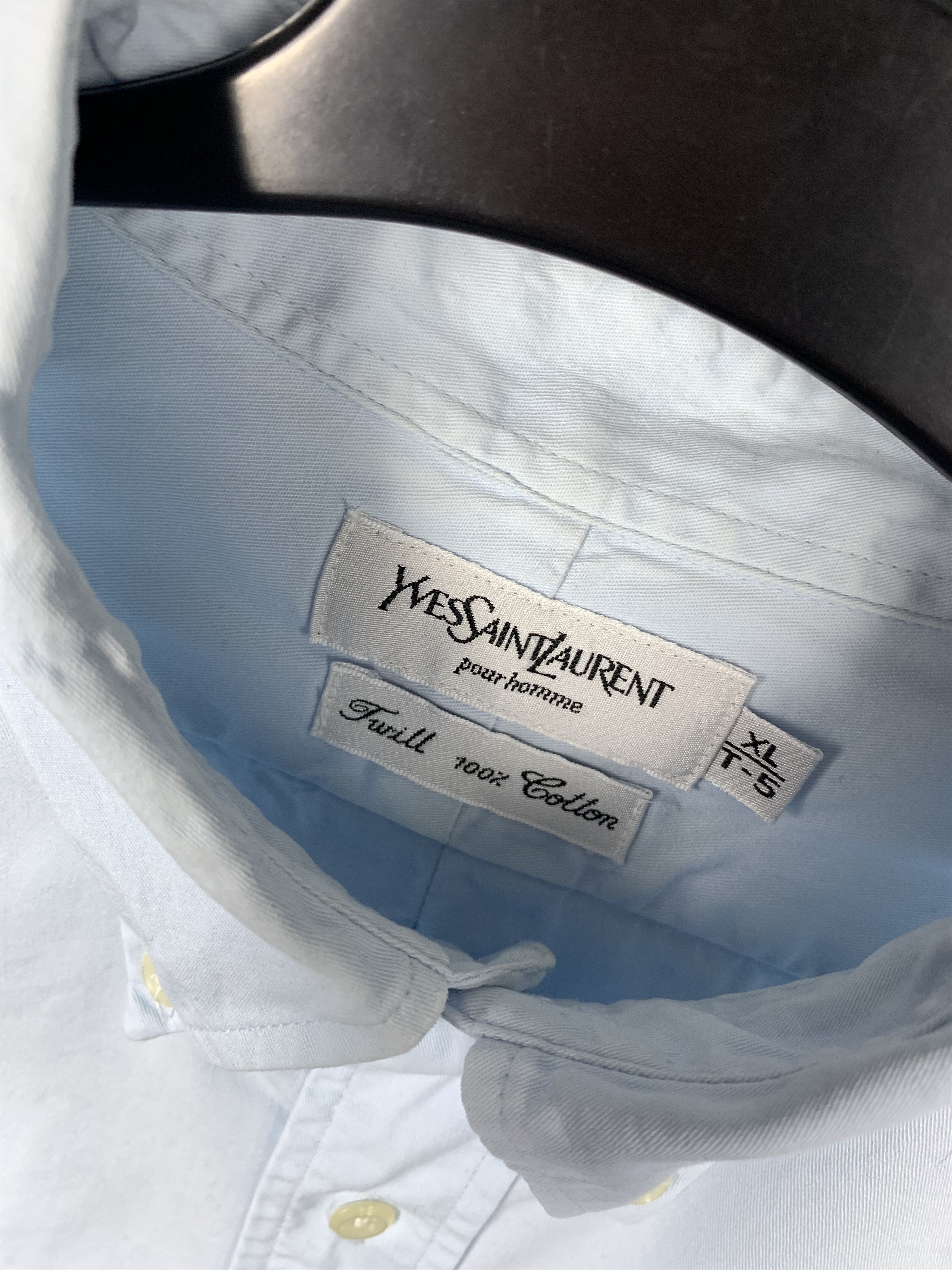 Yves Saint Laurent Yves Saint Laurent YSL mens long sleeve shirt Size US XL / EU 56 / 4 - 3 Thumbnail