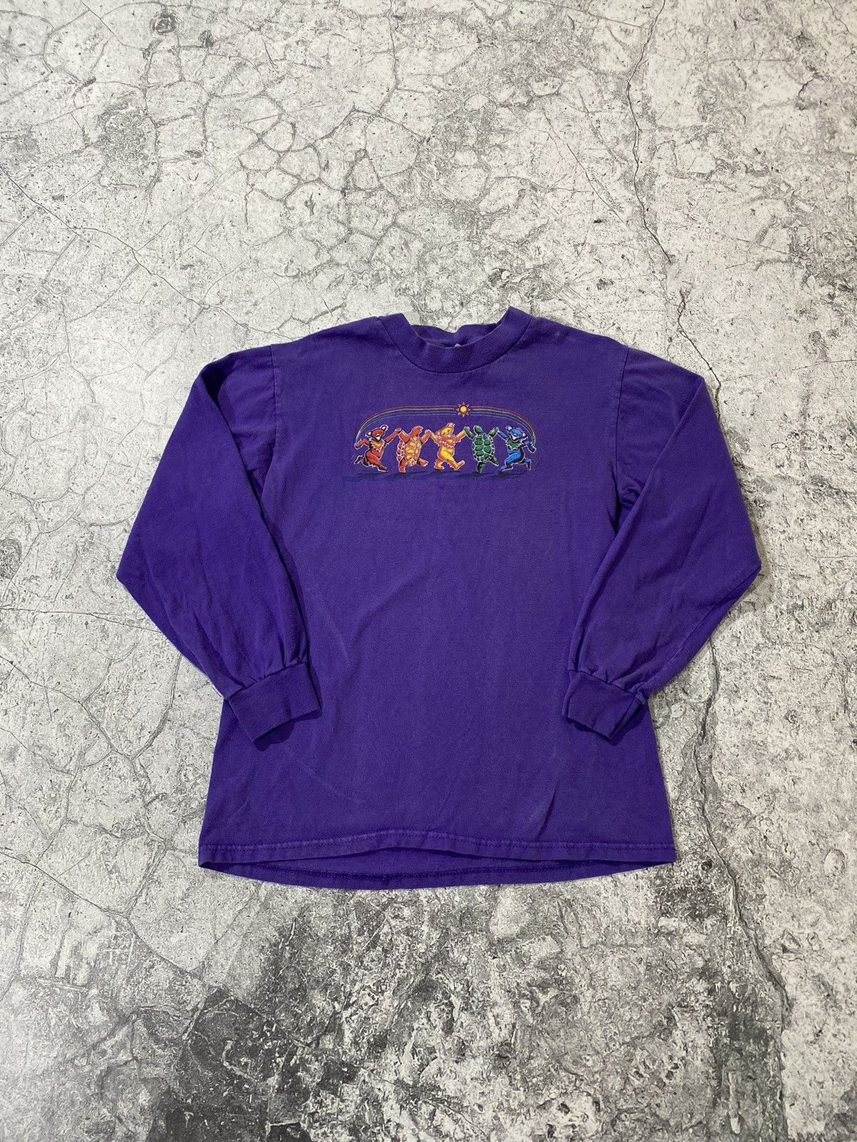 90'S Grateful Dead Band T-Shirt, Men's XL (approx.), Vintage unclear gray type Vintage Second Hand
