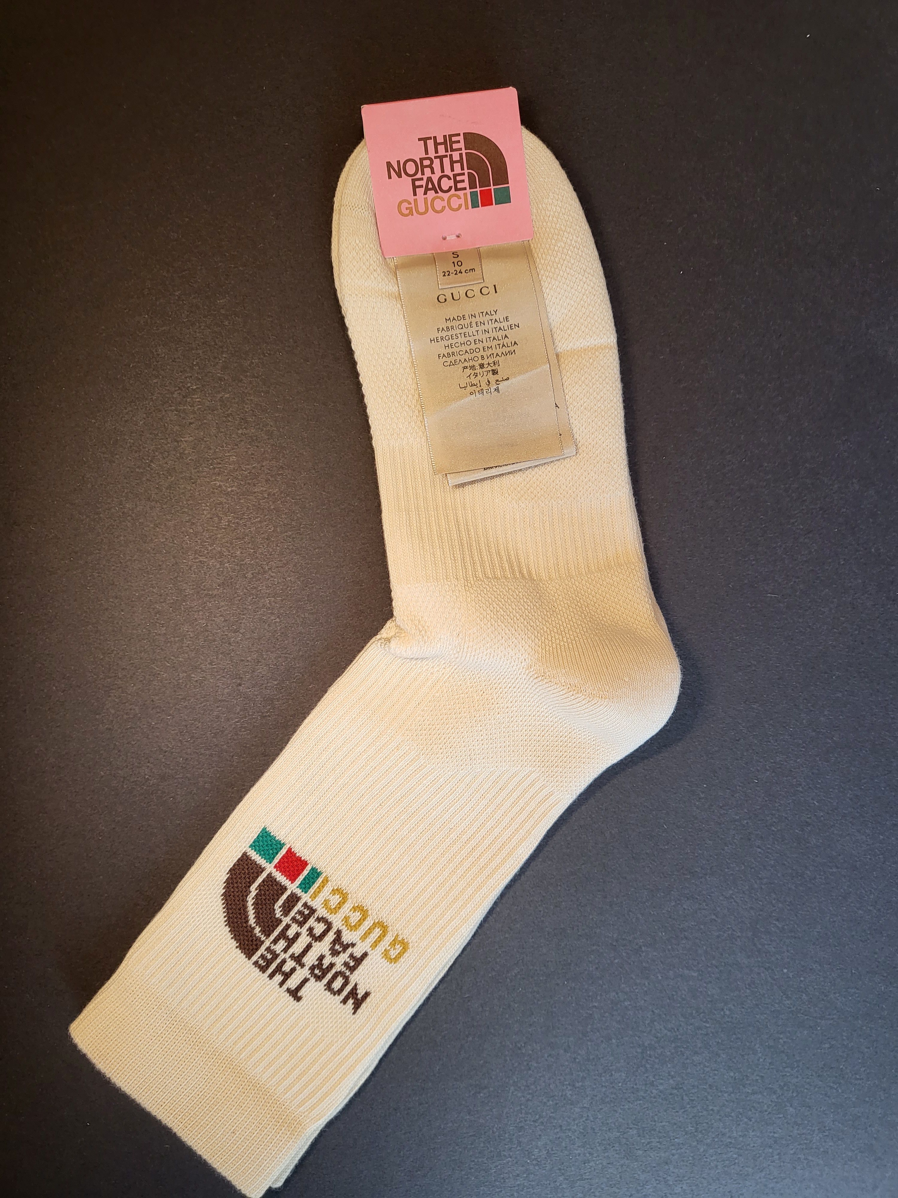 Gucci × The North Face Gucci X The North Face Logo Socks | Grailed
