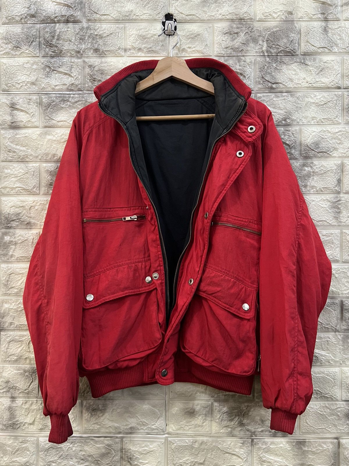 Vintage Vintage C.Racing Bomber Jacket Size US L / EU 52-54 / 3 - 10 Thumbnail