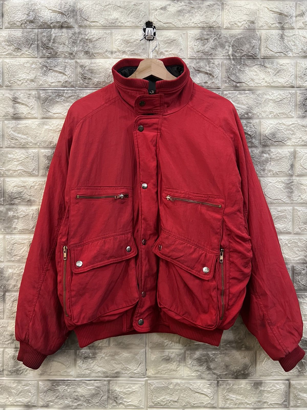 Vintage Vintage C.Racing Bomber Jacket Size US L / EU 52-54 / 3 - 3 Thumbnail