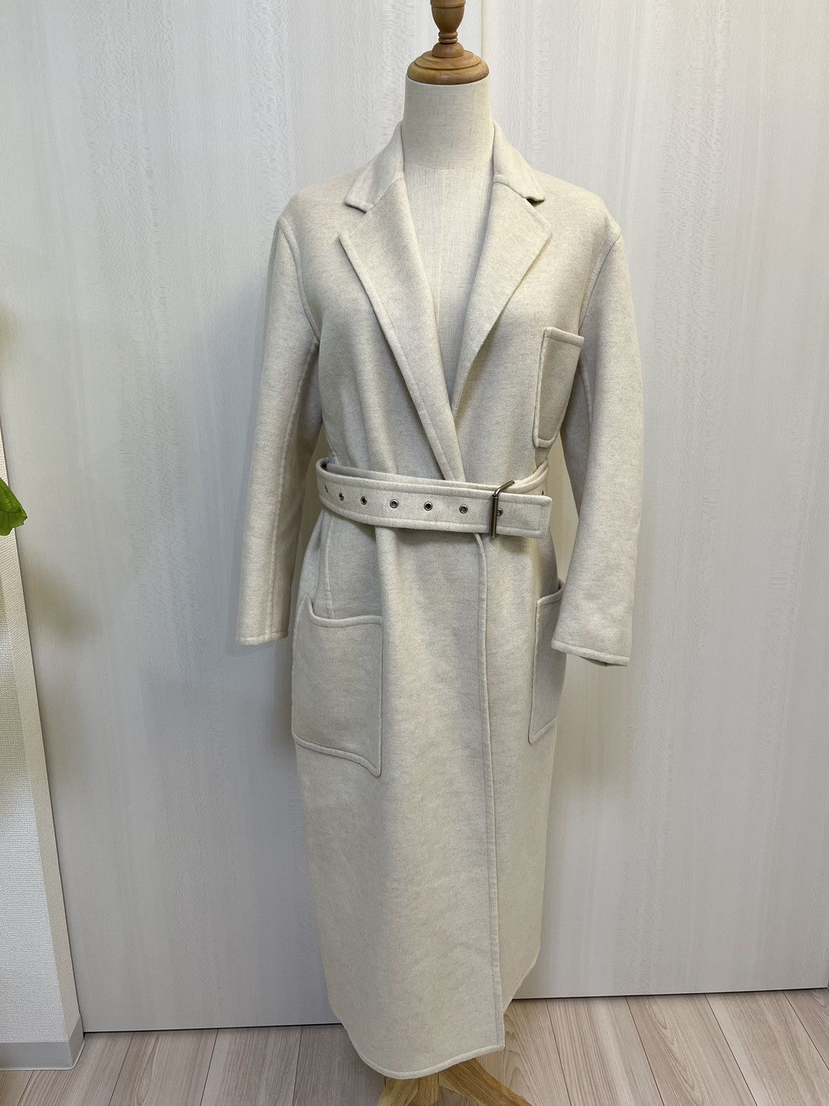 Celine CELINE Phoebe Philo 100% Cashmere Belted Crombie Long Coat | Grailed