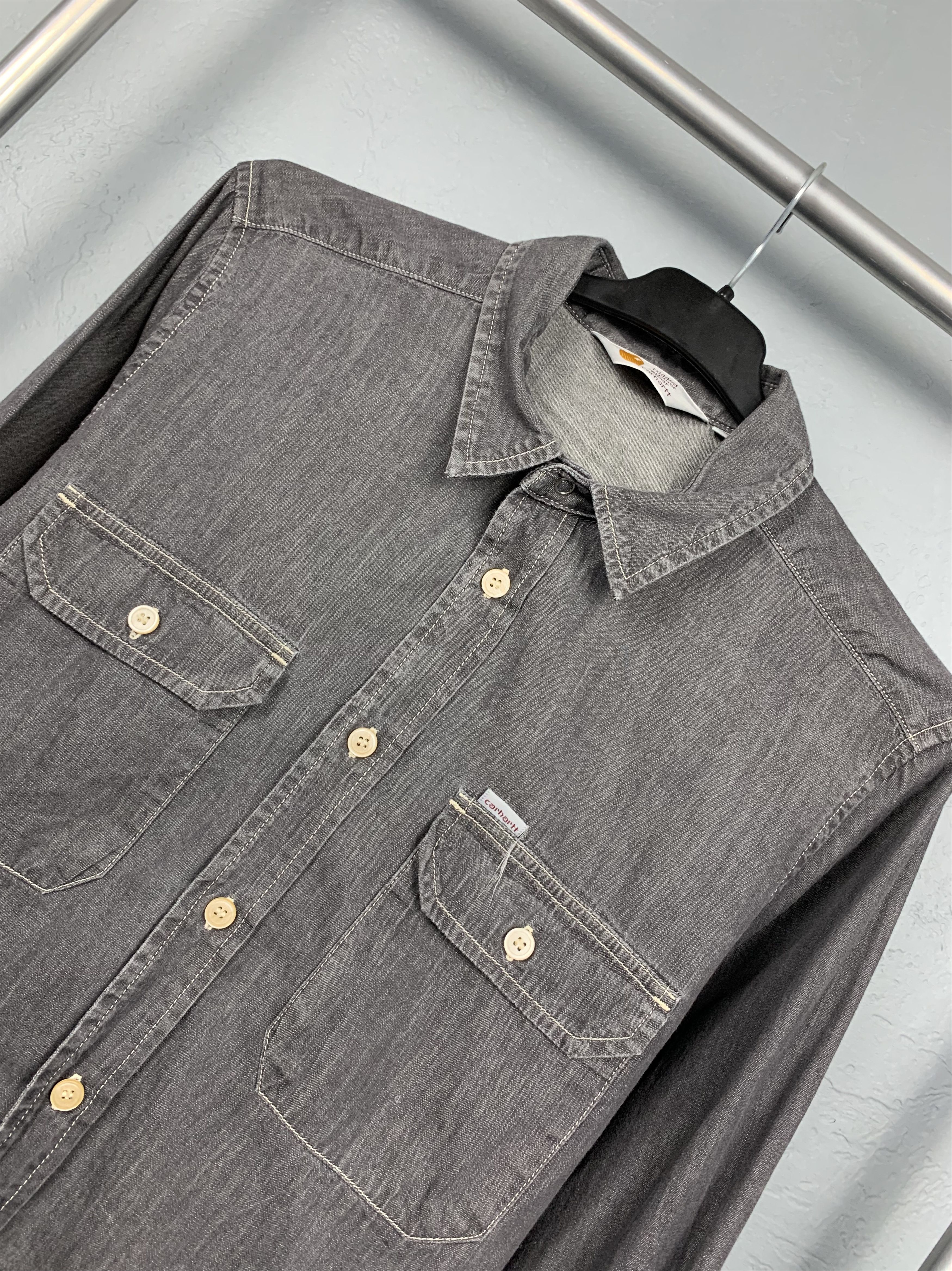 Carhartt × Vintage Carhartt Vintage Denim Wing Shirt Size US M / EU 48-50 / 2 - 2 Thumbnail