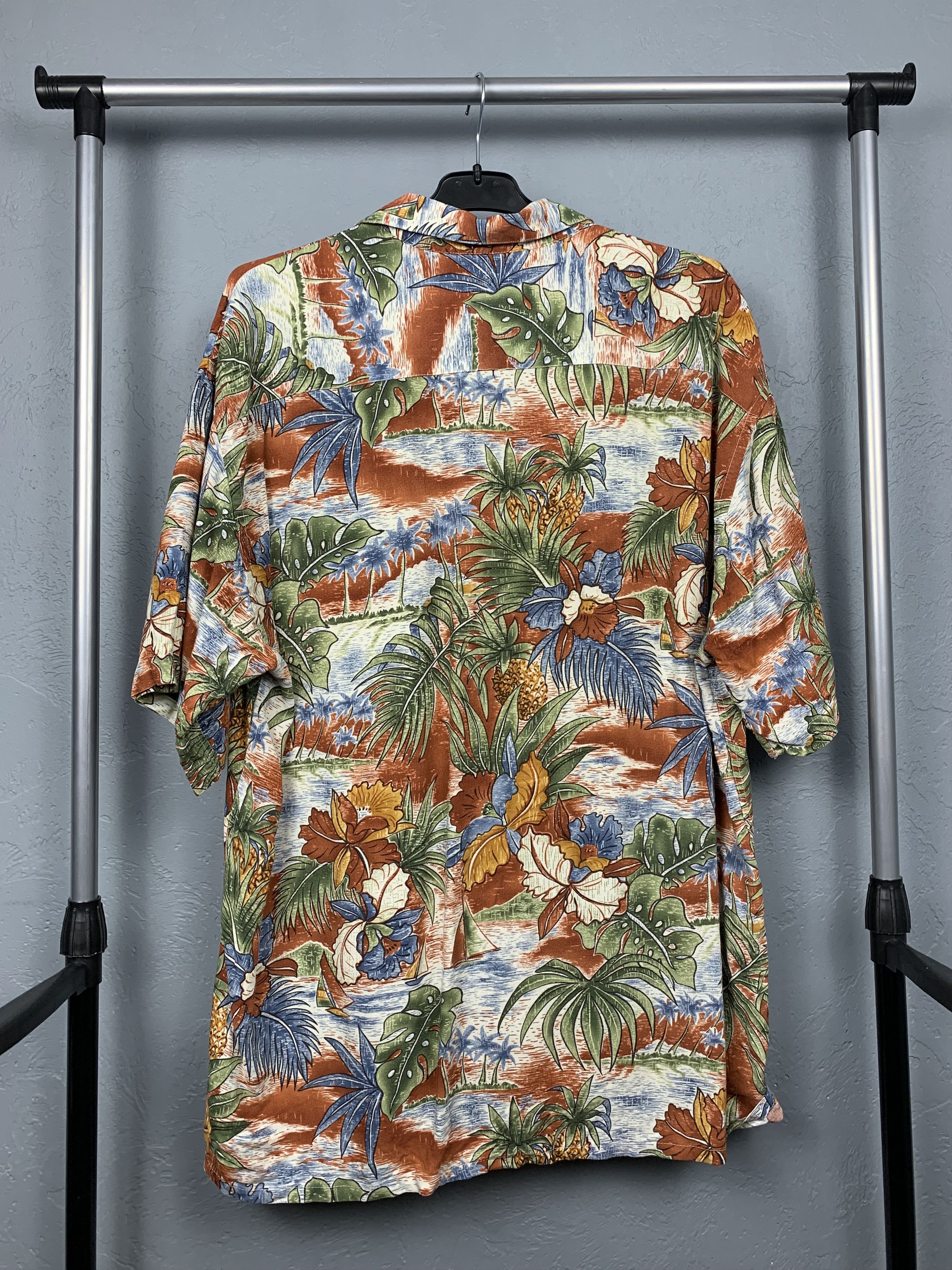 Pierre Cardin Pierre Cardin Vintage Hawaiian Shirt Size US XL / EU 56 / 4 - 4 Thumbnail