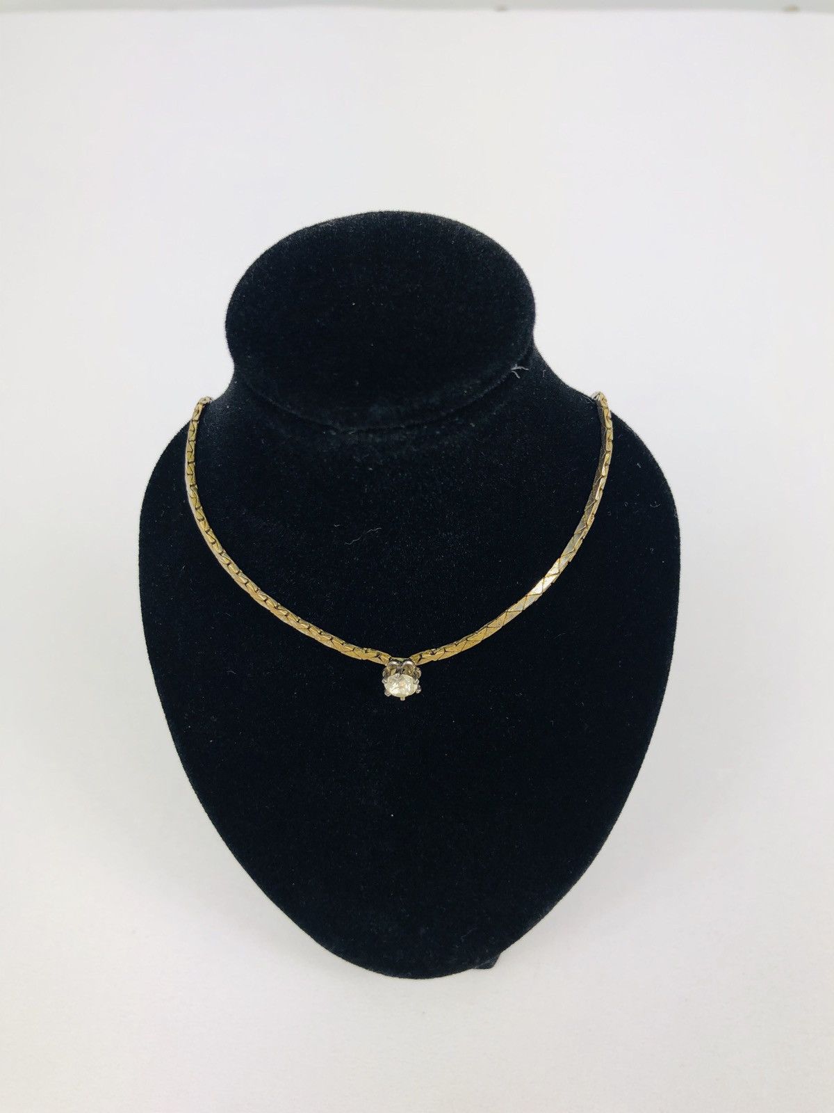Dior encrusted necklace