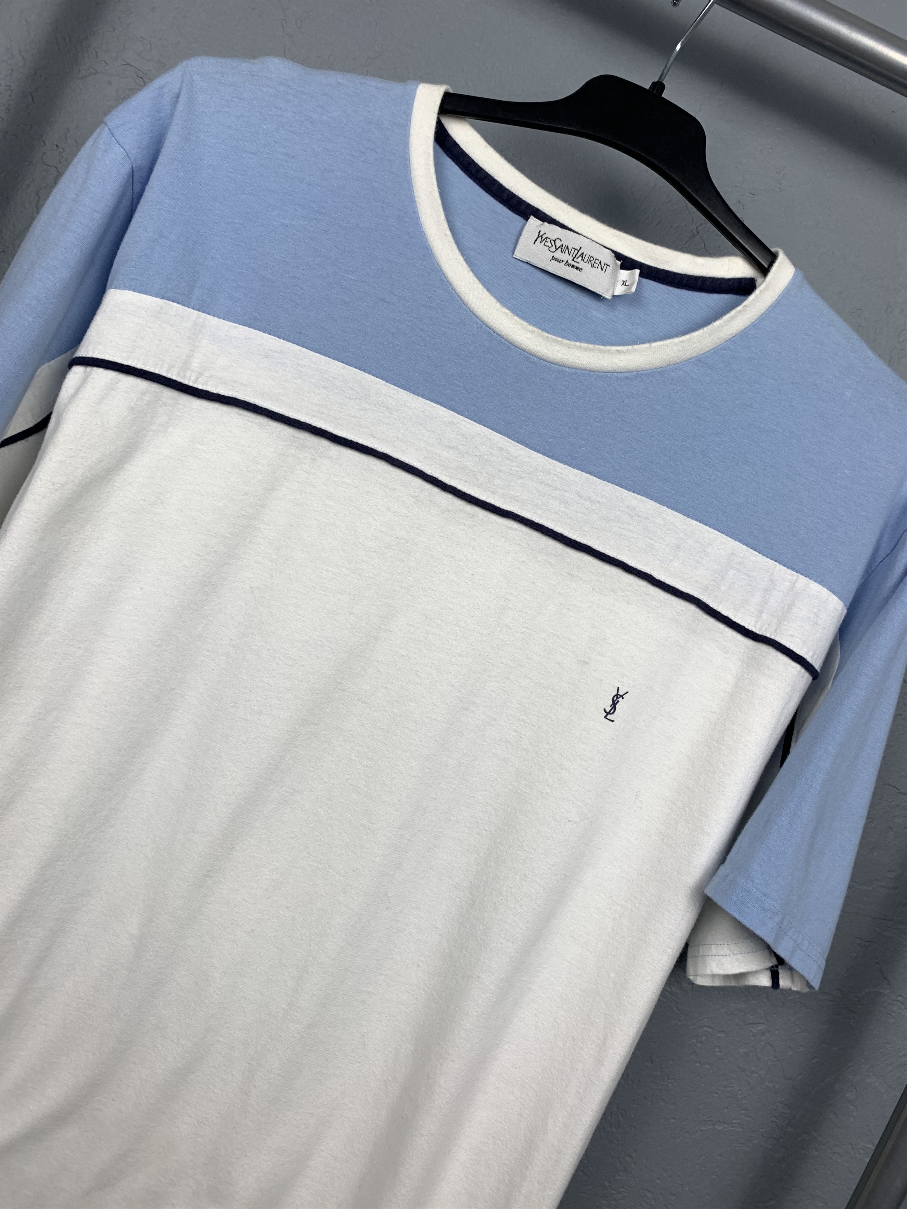 Yves Saint Laurent Yves Saint Laurent YSL Mens T-Shirt Tee Size US L / EU 52-54 / 3 - 2 Thumbnail
