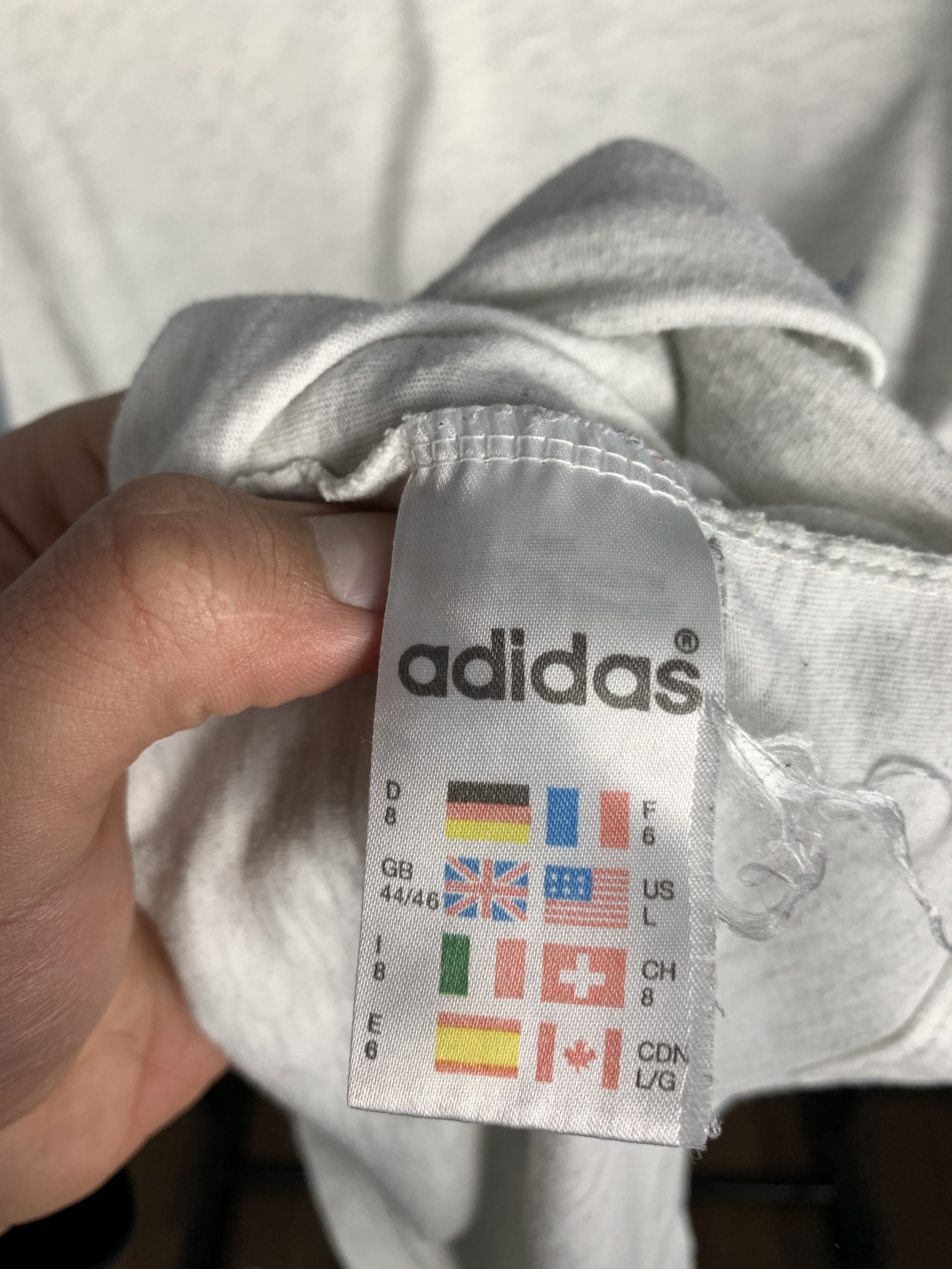 Adidas × Vintage Adidas 90s Vintage Mens T-Shirt Tee Size US XL / EU 56 / 4 - 6 Thumbnail