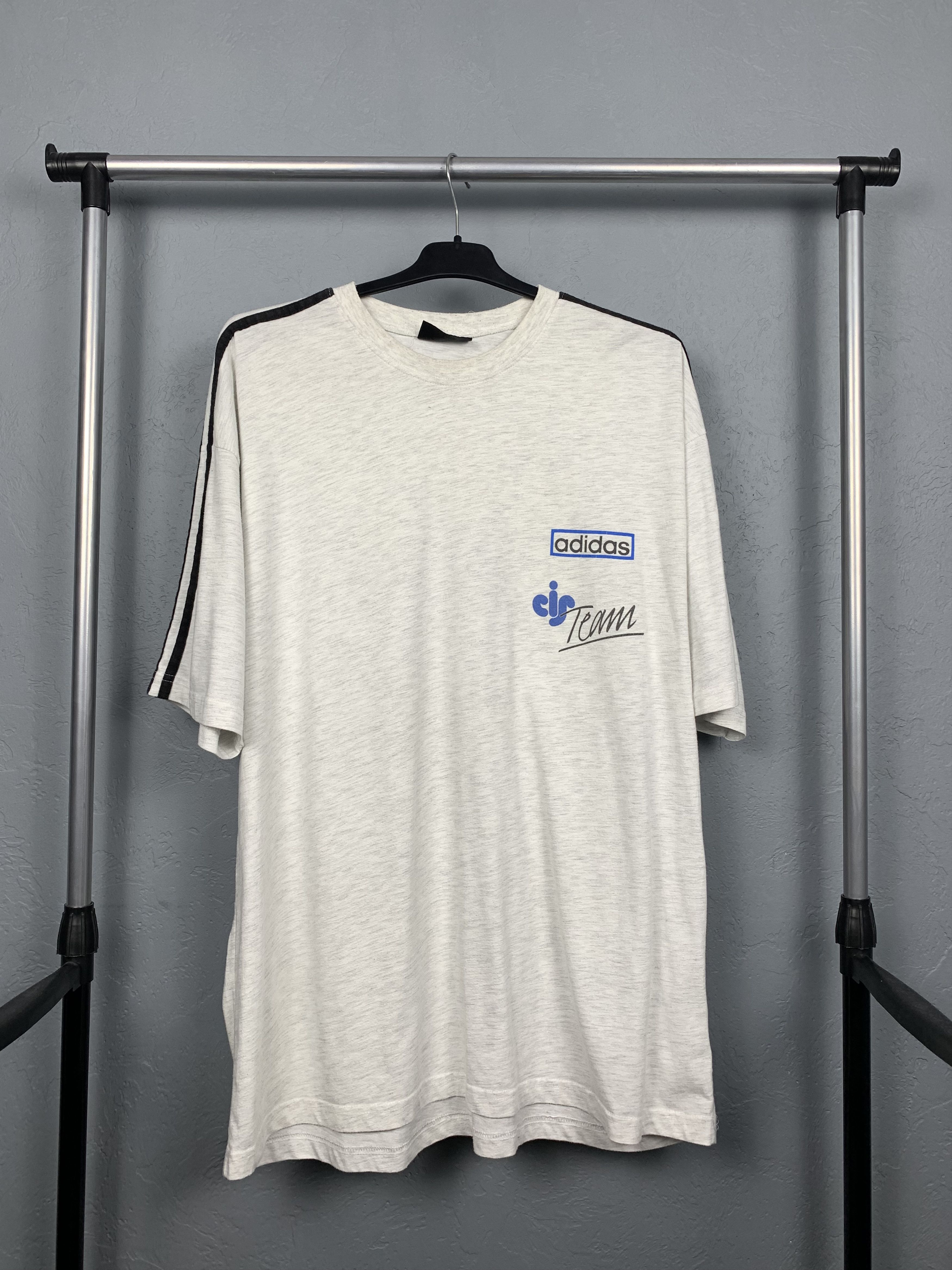 Adidas × Vintage Adidas 90s Vintage Mens T-Shirt Tee Size US XL / EU 56 / 4 - 4 Thumbnail