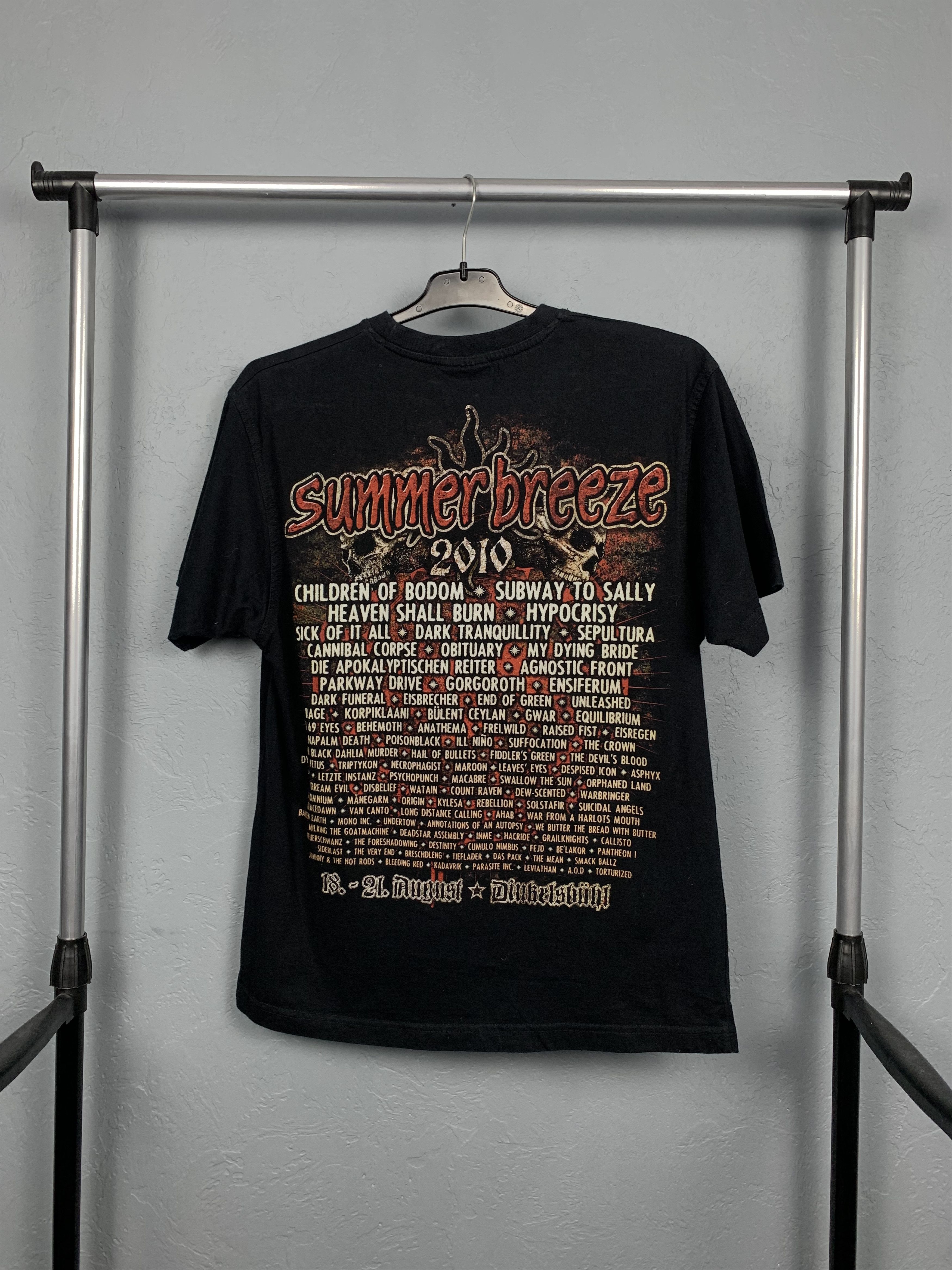 Band Tees Summer Breeze Vintage Mens T-Shirts 2010 Size US S / EU 44-46 / 1 - 6 Thumbnail