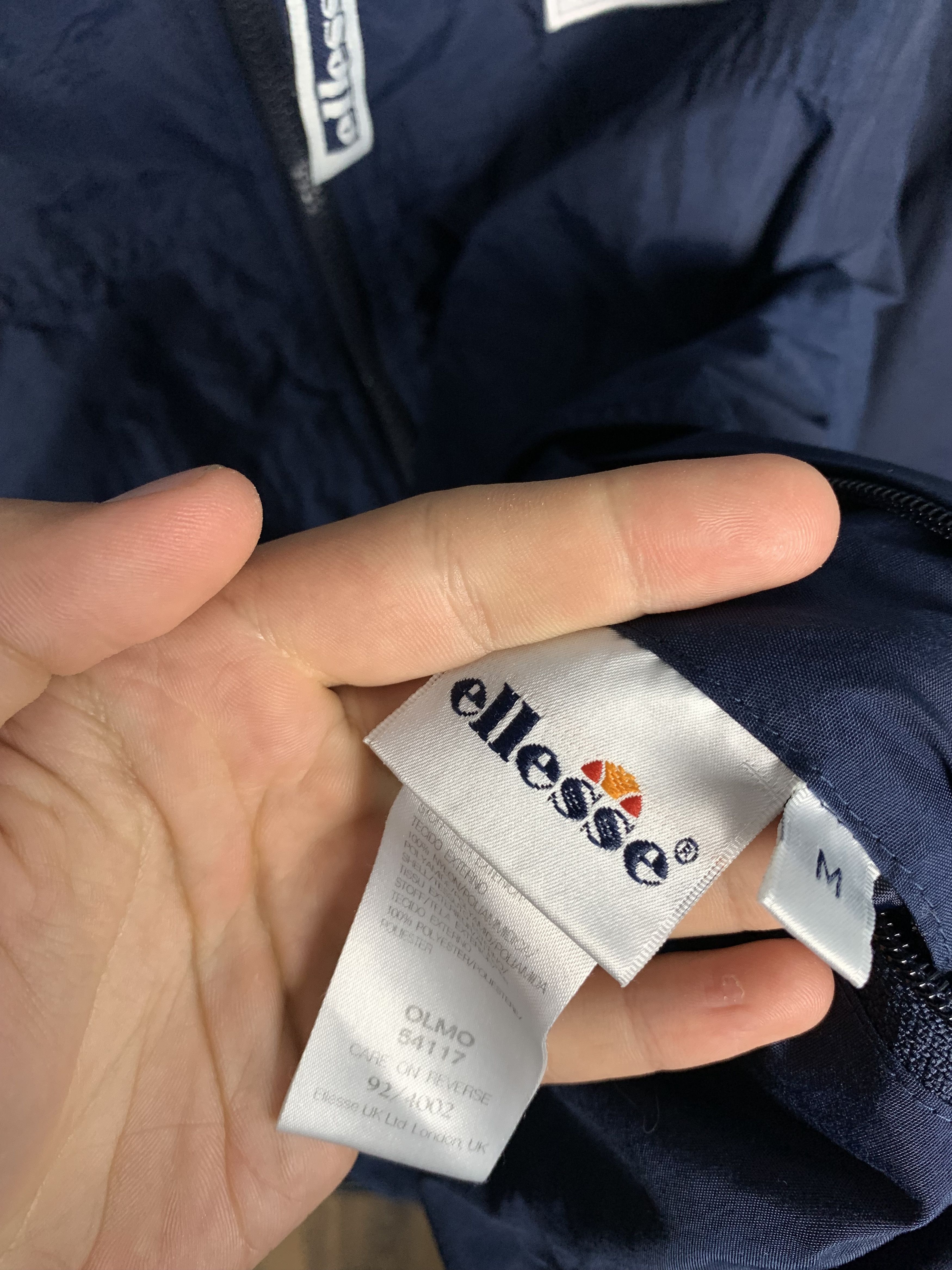 Ellesse Ellesse Vintage Mens Reversible Nylon-Fleece Jacket Size US M / EU 48-50 / 2 - 3 Thumbnail