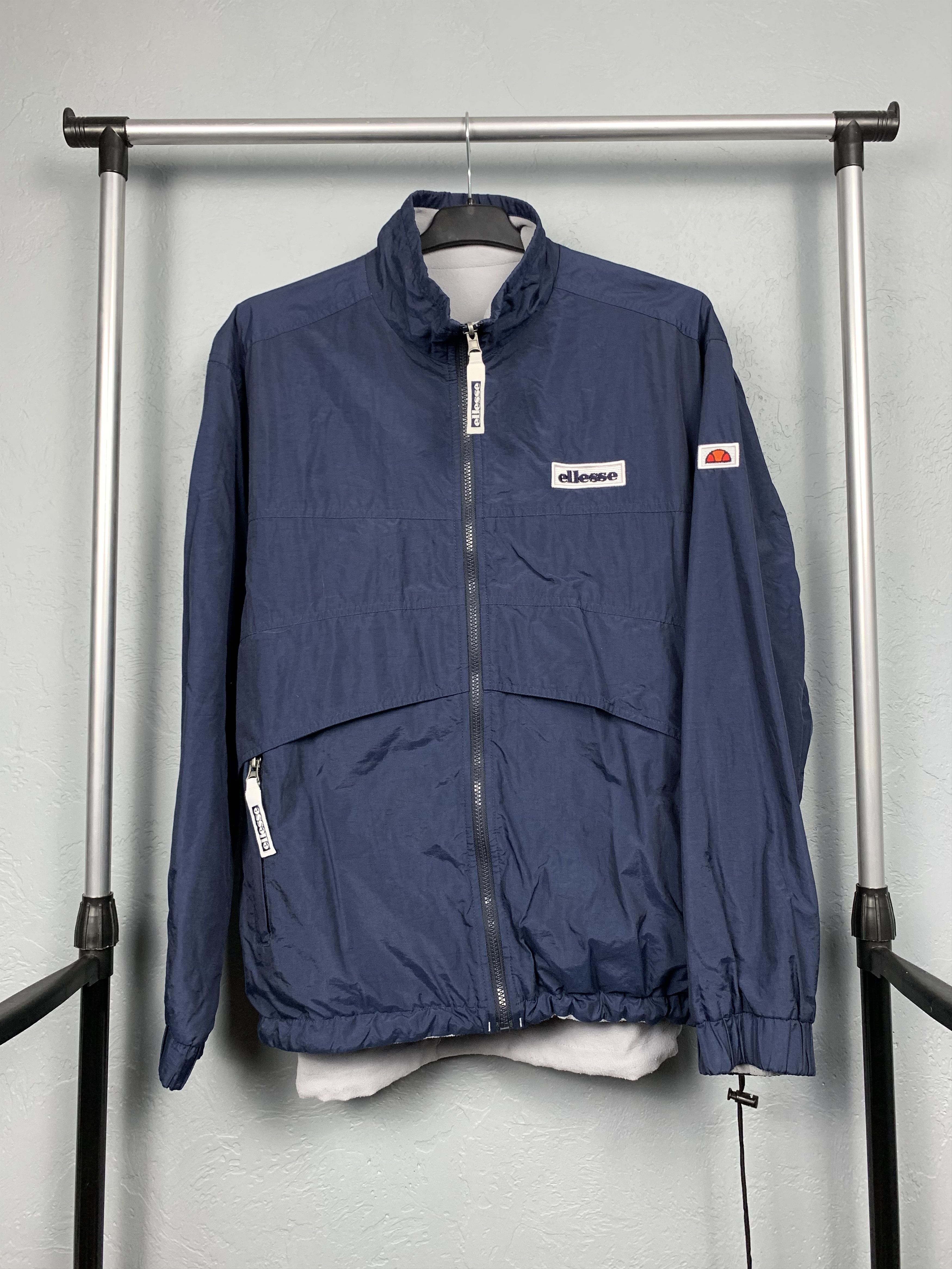 Ellesse Ellesse Vintage Mens Reversible Nylon-Fleece Jacket Size US M / EU 48-50 / 2 - 1 Thumbnail