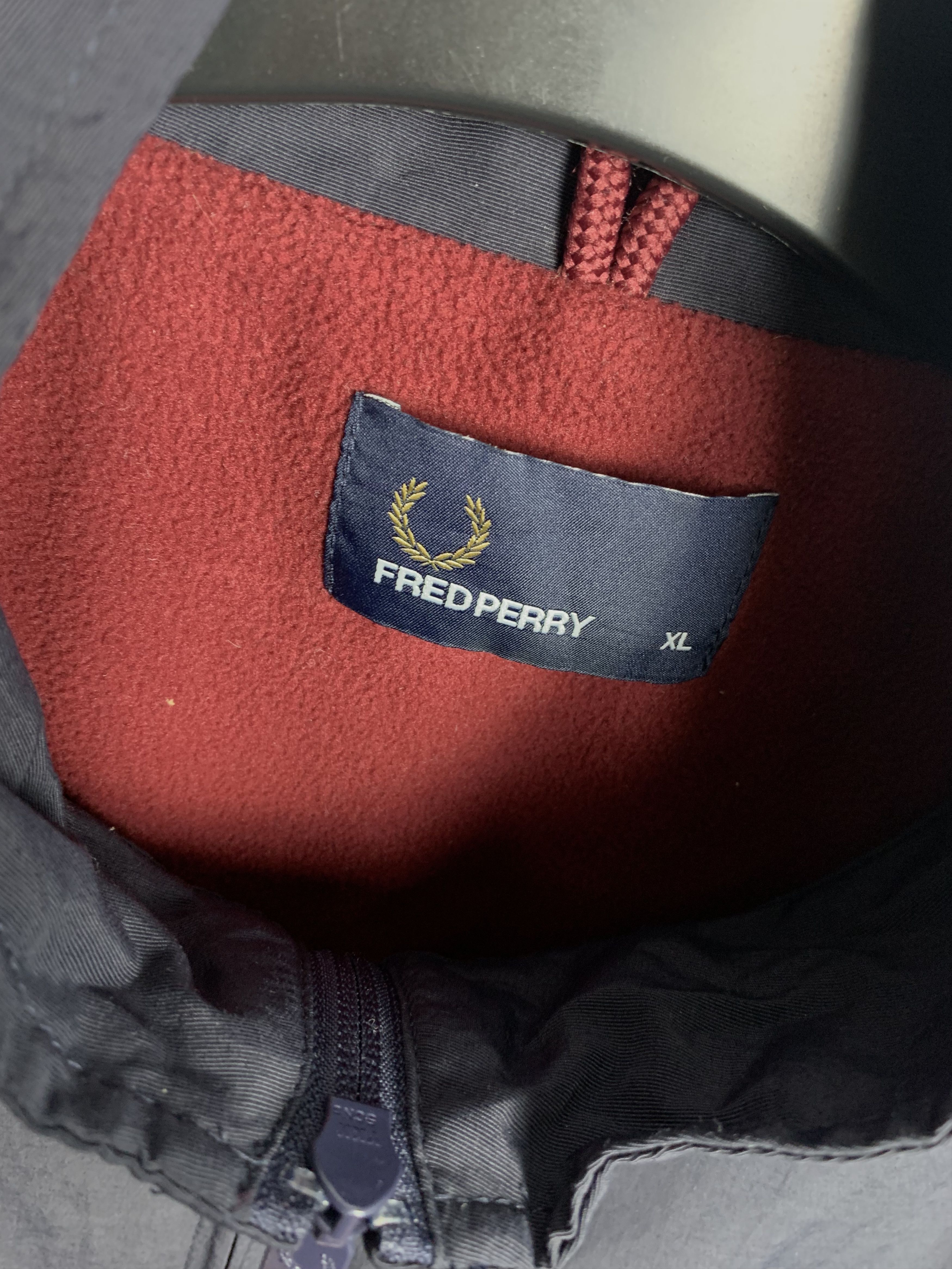 Fred Perry Fred Perry Vintage Mens Jacket inside on fleece Size US XL / EU 56 / 4 - 3 Thumbnail