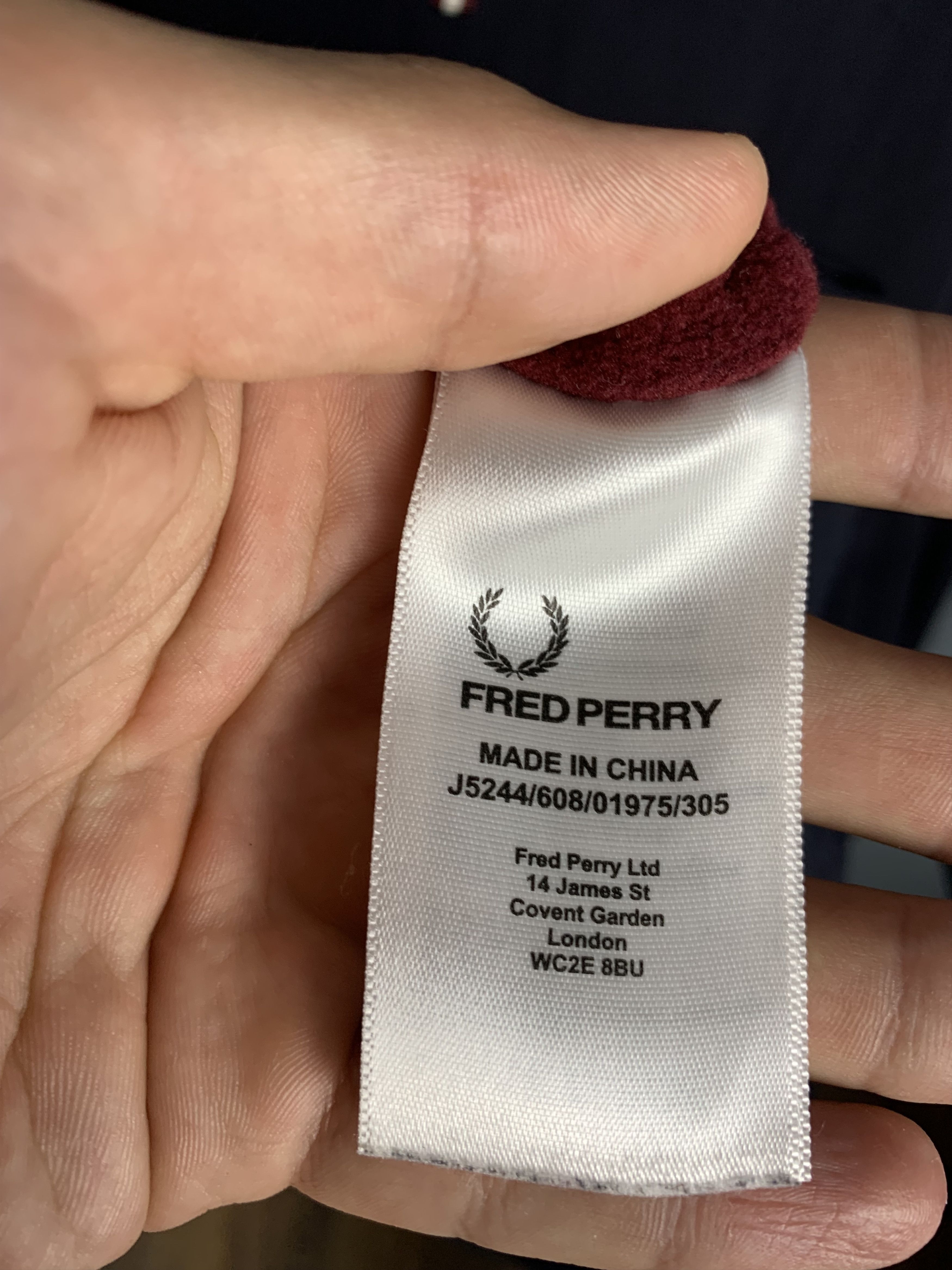 Fred Perry Fred Perry Vintage Mens Jacket inside on fleece Size US XL / EU 56 / 4 - 5 Thumbnail