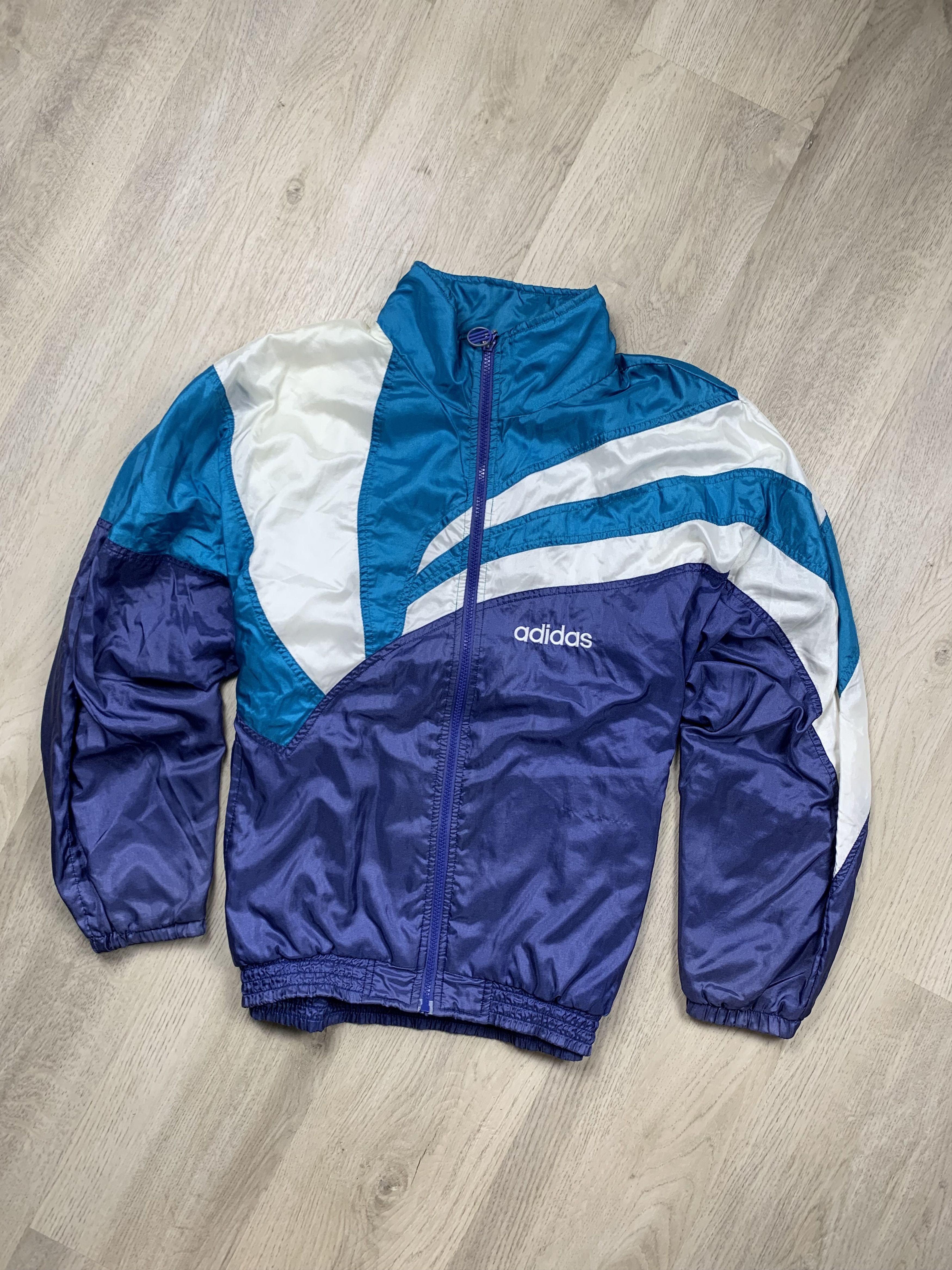 Adidas Adidas Vintage Mens Nylon Track Suit Jacket + Pants Drill Size US XL / EU 56 / 4 - 4 Thumbnail