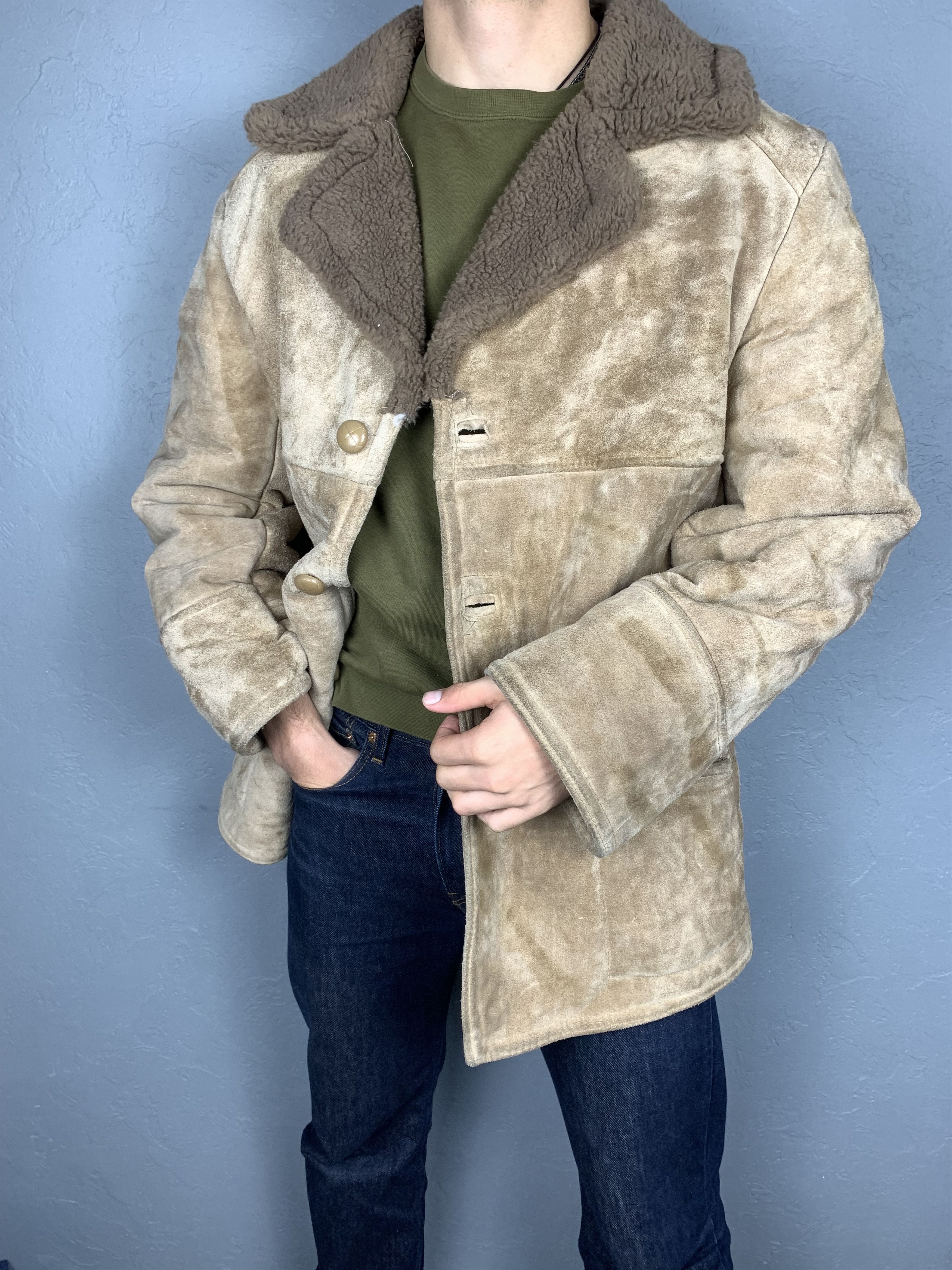 Other Vintage American Military Wear B-3 Sheepskin Jacket Coat Size US XL / EU 56 / 4 - 7 Thumbnail