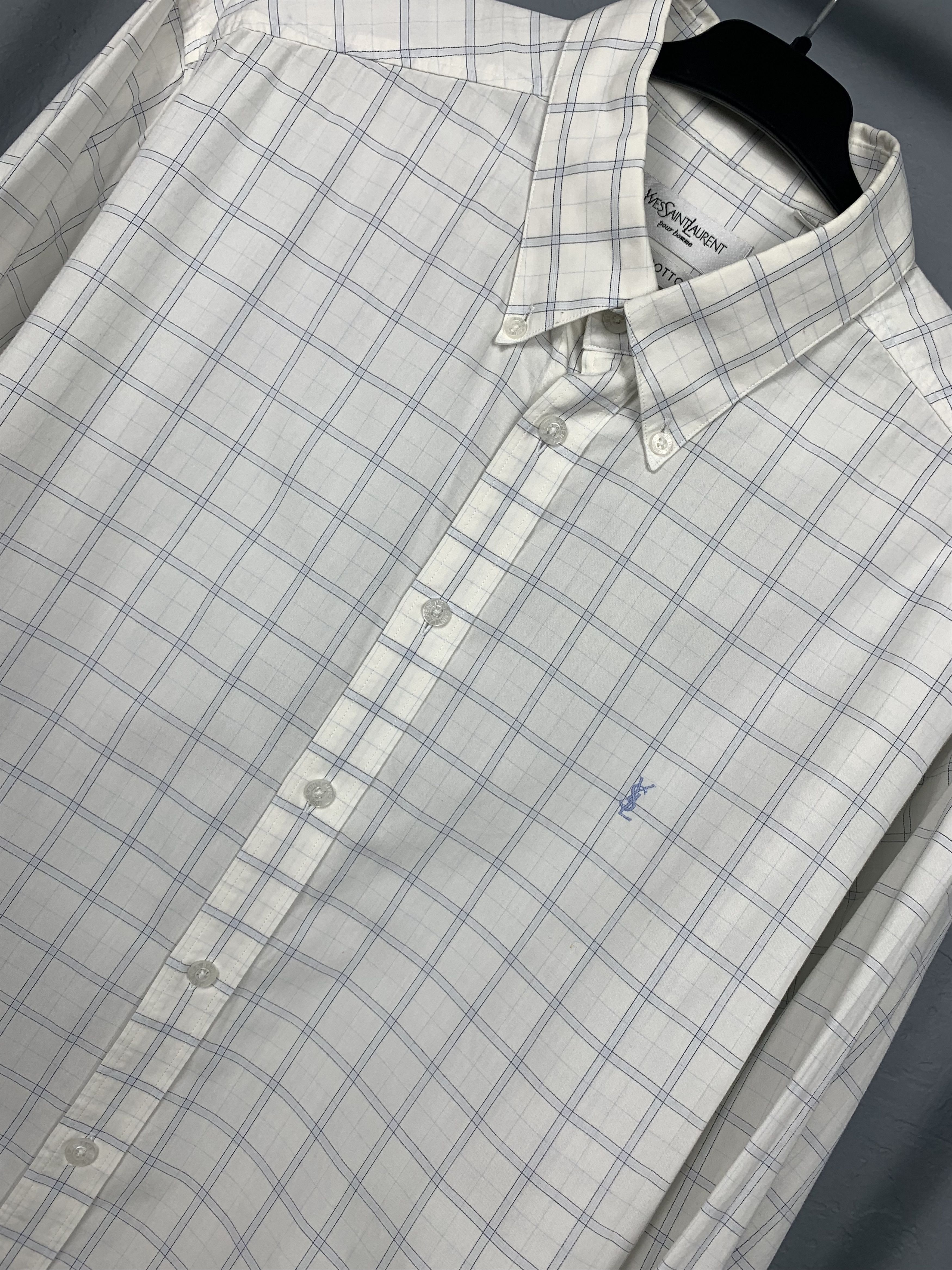 Yves Saint Laurent Yves Saint Laurent YSL mens long sleeve shirt Size US L / EU 52-54 / 3 - 2 Thumbnail