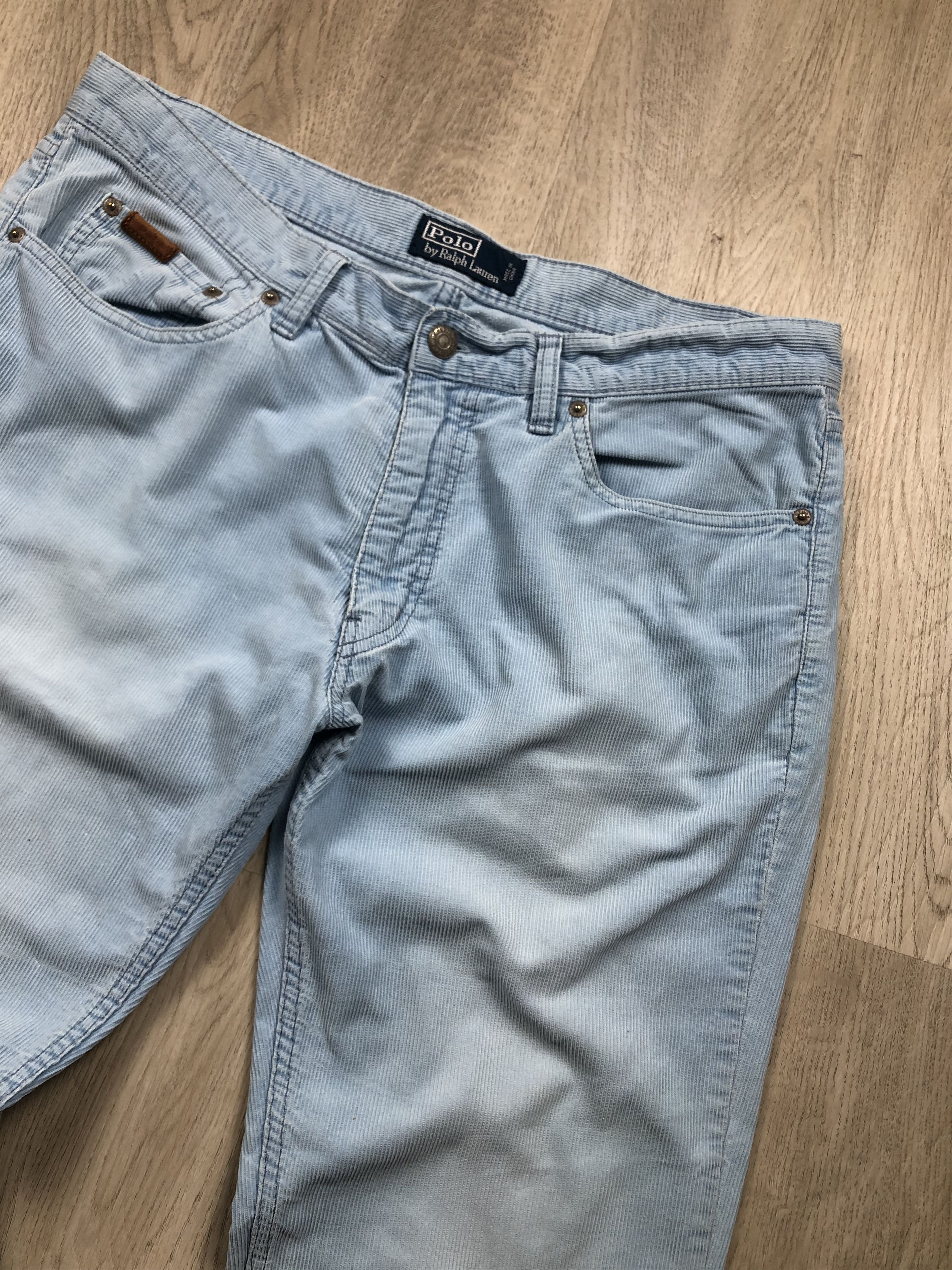 Polo Ralph Lauren Polo Ralph Lauren Vintage FADED Corduroy Denim Pants Brown Size US 36 / EU 52 - 4 Thumbnail