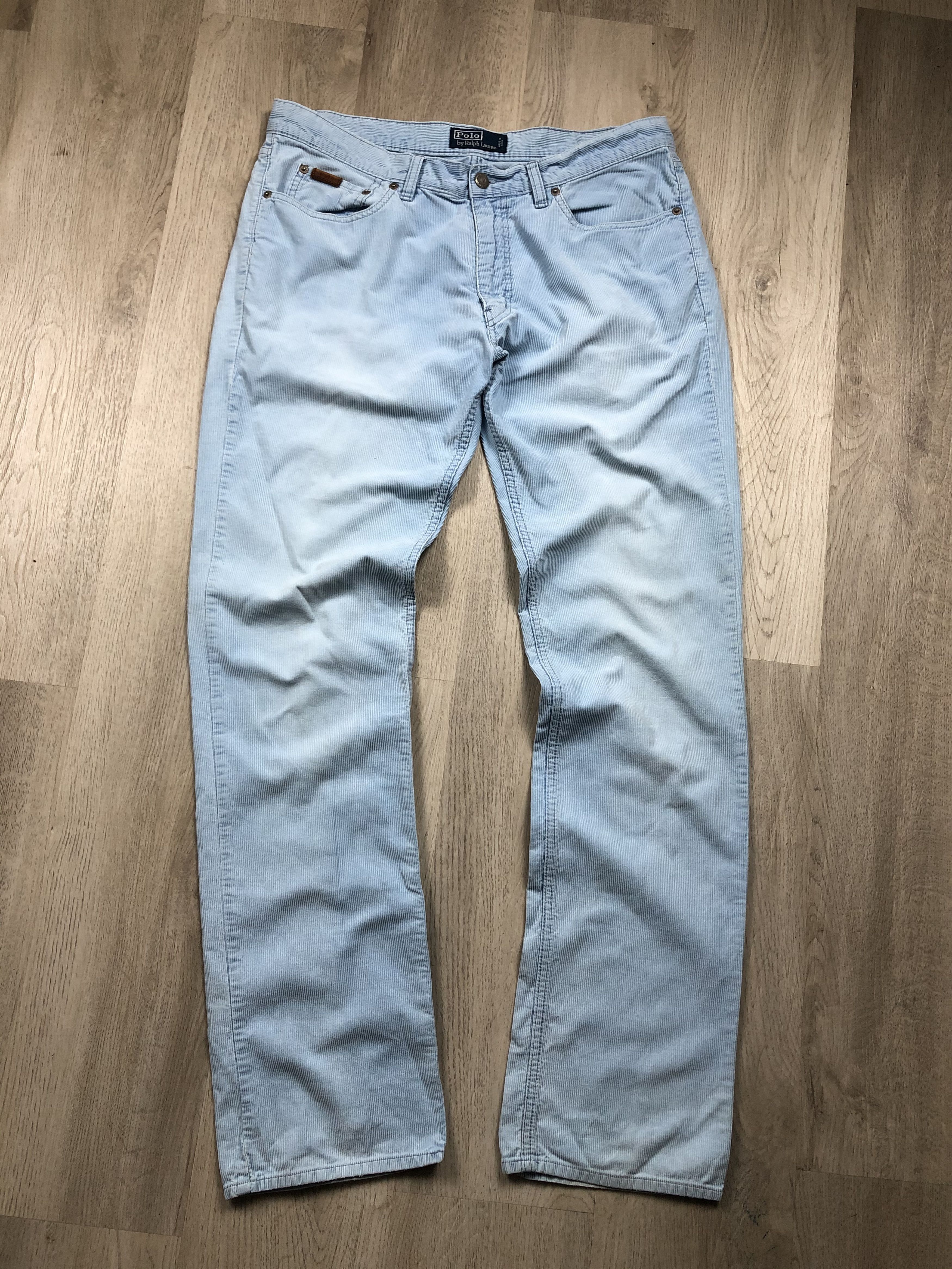 Polo Ralph Lauren Polo Ralph Lauren Vintage FADED Corduroy Denim Pants Brown Size US 36 / EU 52 - 1 Thumbnail
