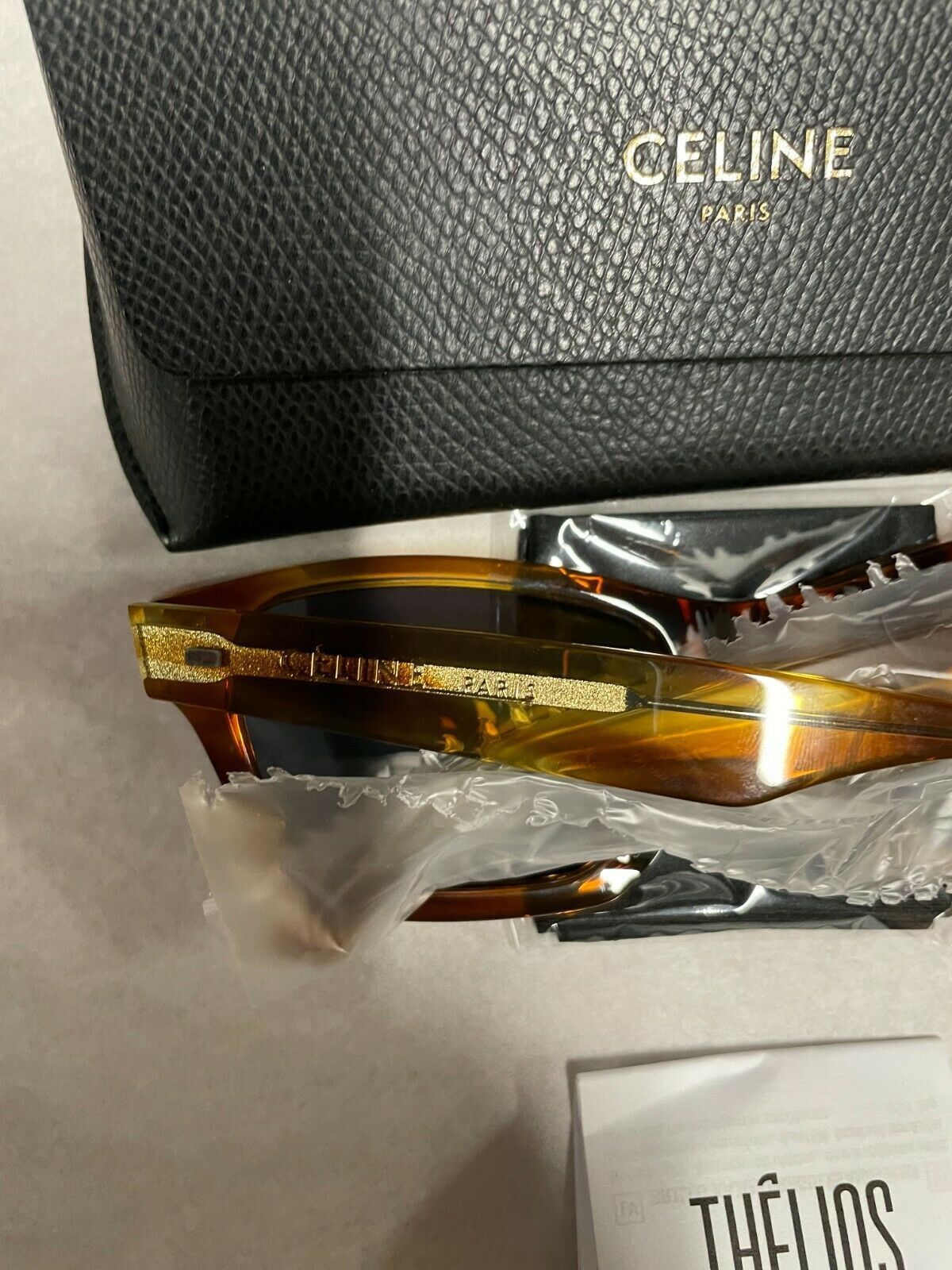 Celine CELINE CL40053i 56V 58MM Adjusted Fit Rectangular Sunglasses Size ONE SIZE - 6 Thumbnail