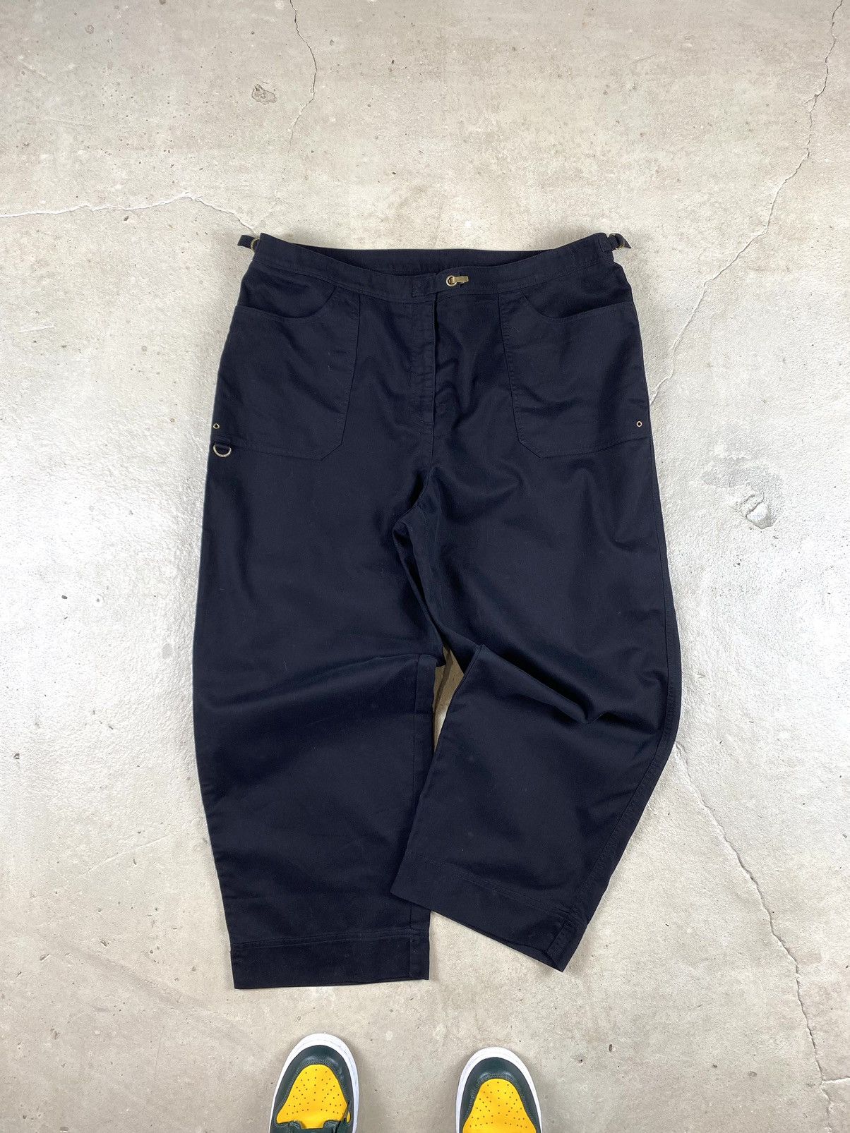 Ralph Lauren Y2K Vintage Ralph Lauren Buggy Pants Black Hype Size US 38 / EU 54 - 2 Thumbnail