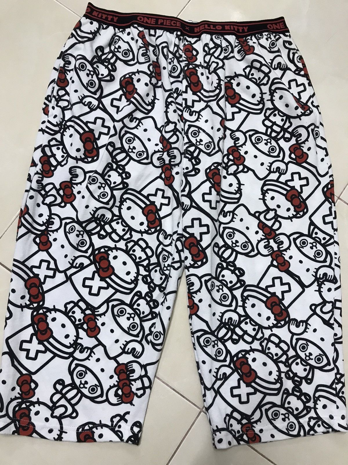 Cartoon Network 🔥🔥BEST OFFER🔥🔥!! ONE PIECE FEAT HELLO KITTY FULL PRINT Size US 29 - 4 Thumbnail