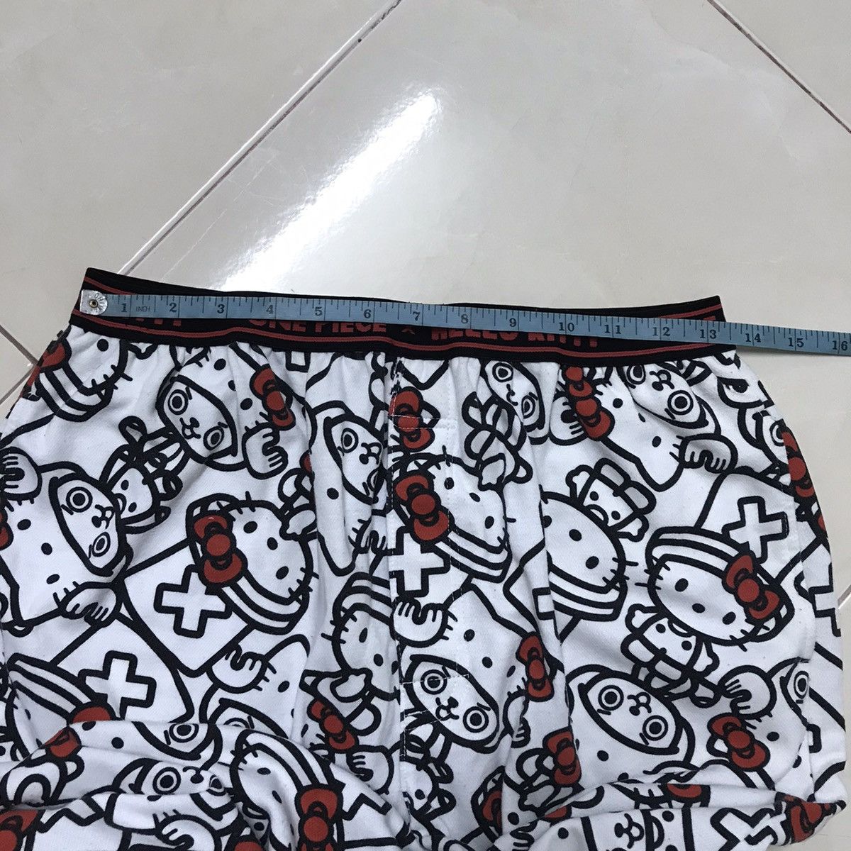 Cartoon Network 🔥🔥BEST OFFER🔥🔥!! ONE PIECE FEAT HELLO KITTY FULL PRINT Size US 29 - 10 Thumbnail