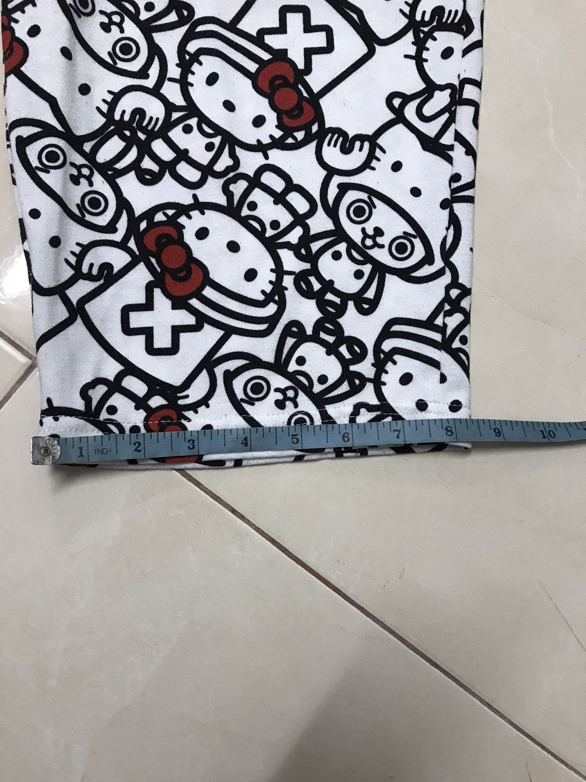 Cartoon Network 🔥🔥BEST OFFER🔥🔥!! ONE PIECE FEAT HELLO KITTY FULL PRINT Size US 29 - 18 Thumbnail