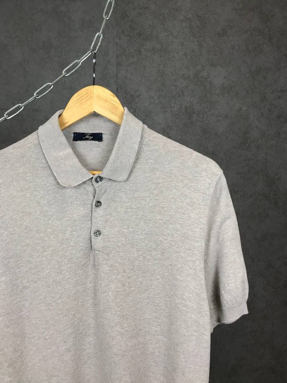 Fay Fay luxury street fashion polo tee Size US M / EU 48-50 / 2 - 2 Thumbnail