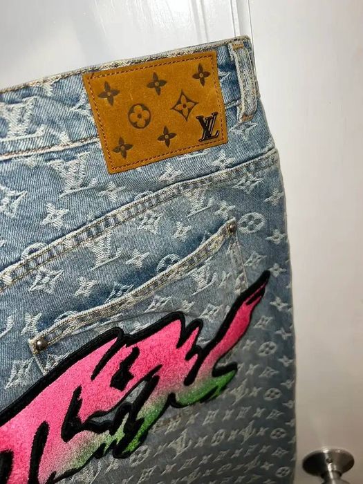 Graffiti Monogram Jeans