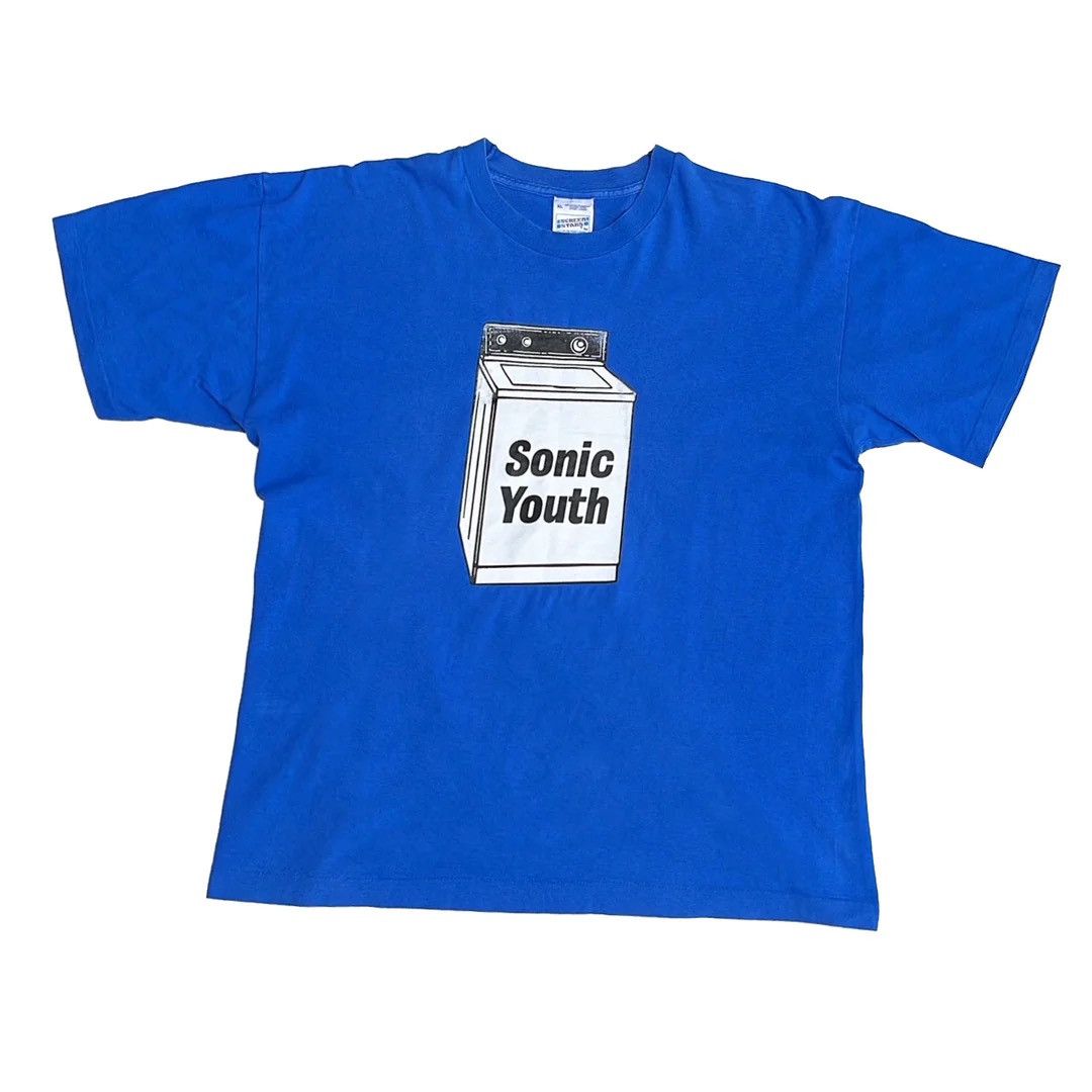 image of Band Tees x Screen Stars Sonic Youth 95 90's Washing Machine VTG Band Tour Concert Tee in Blue (Siz