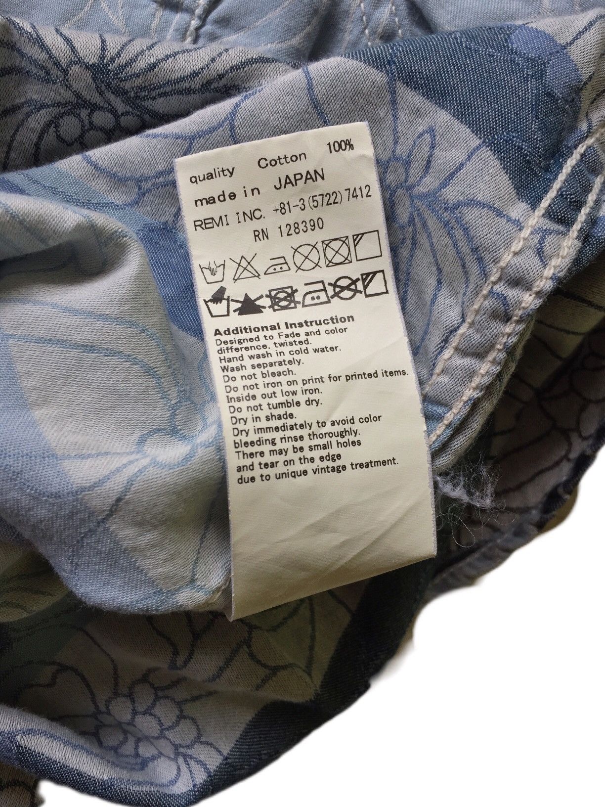 Remi Relief Vintage Japanese Esque Printed Pull over shirt Size US L / EU 52-54 / 3 - 6 Thumbnail