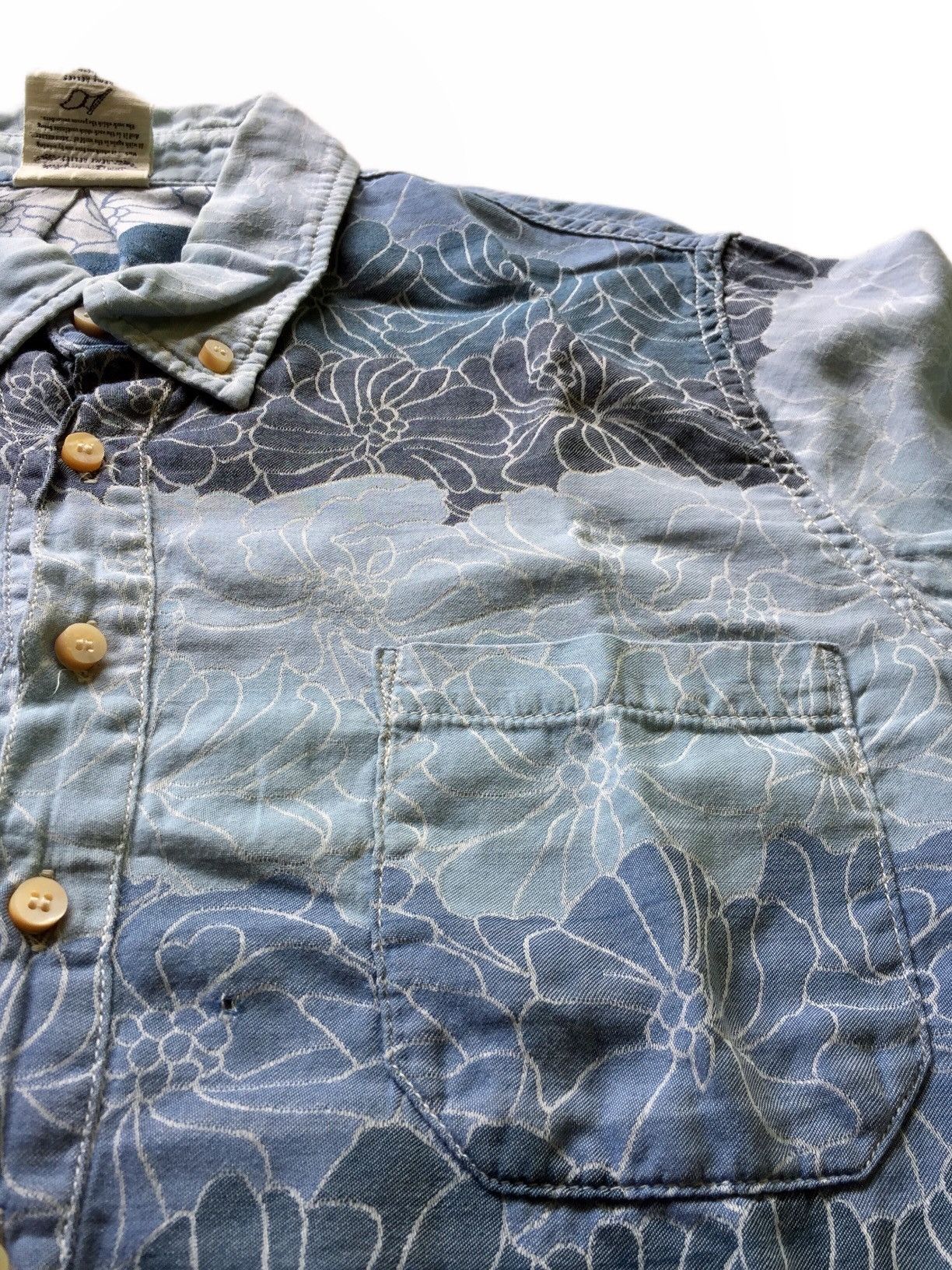Remi Relief Vintage Japanese Esque Printed Pull over shirt Size US L / EU 52-54 / 3 - 7 Thumbnail