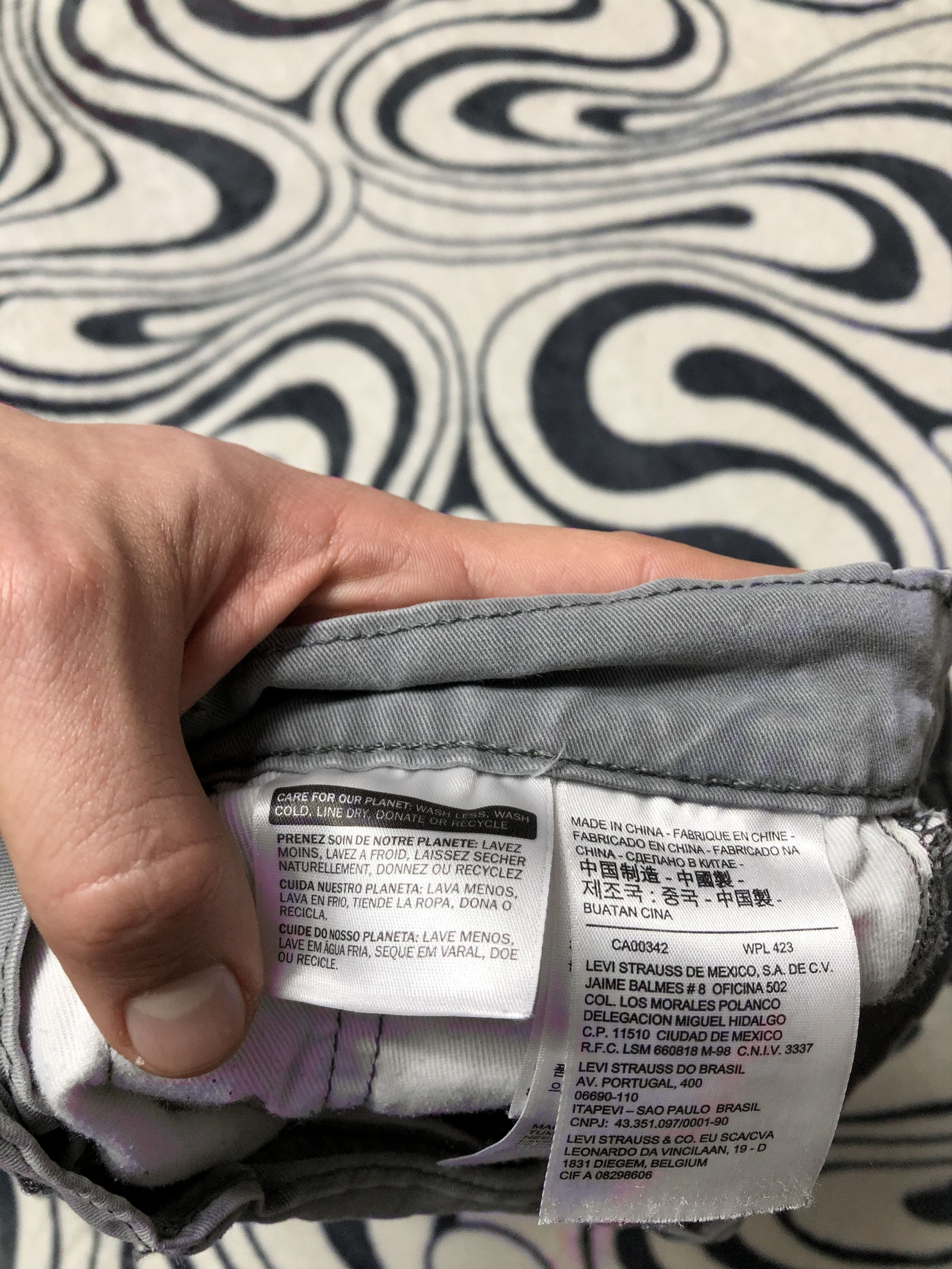 Levi's Levis 511 Vintage Mens Grey Denim Pants Size US 30 / EU 46 - 6 Thumbnail