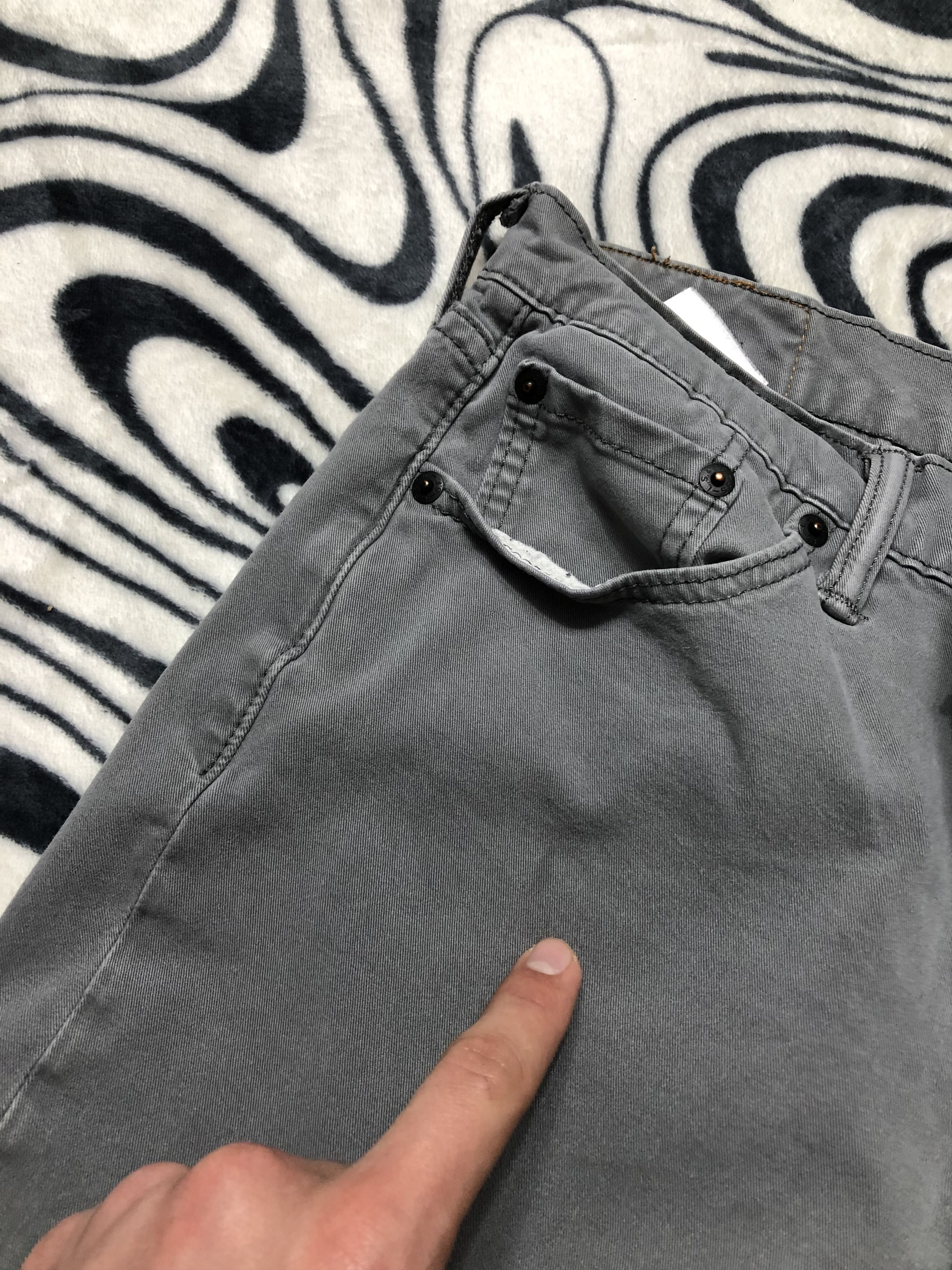 Levi's Levis 511 Vintage Mens Grey Denim Pants Size US 30 / EU 46 - 5 Thumbnail