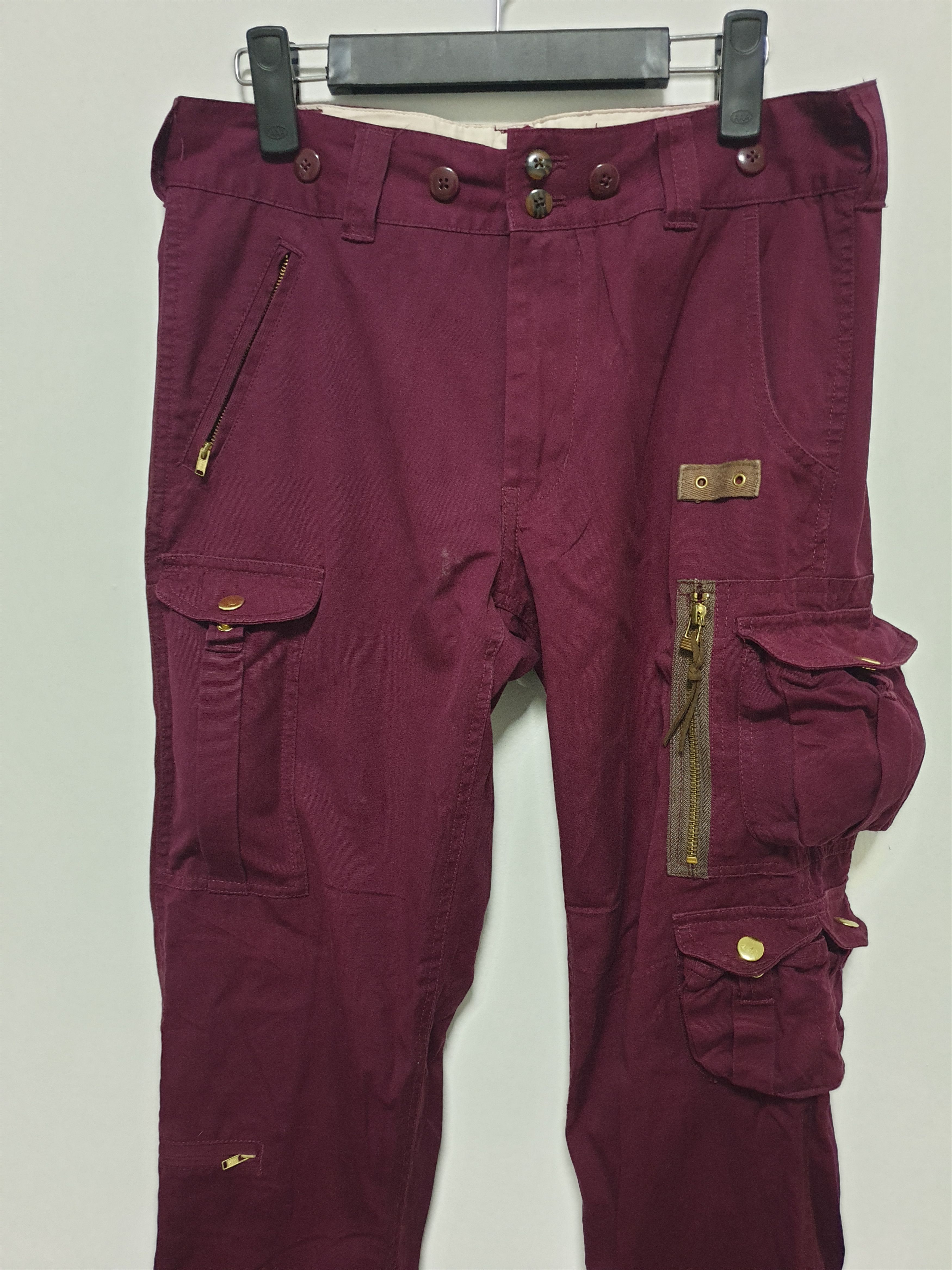 Beams Plus Neutral infinity Purple multipocket tactical Trouser pant Size US 32 / EU 48 - 6 Thumbnail