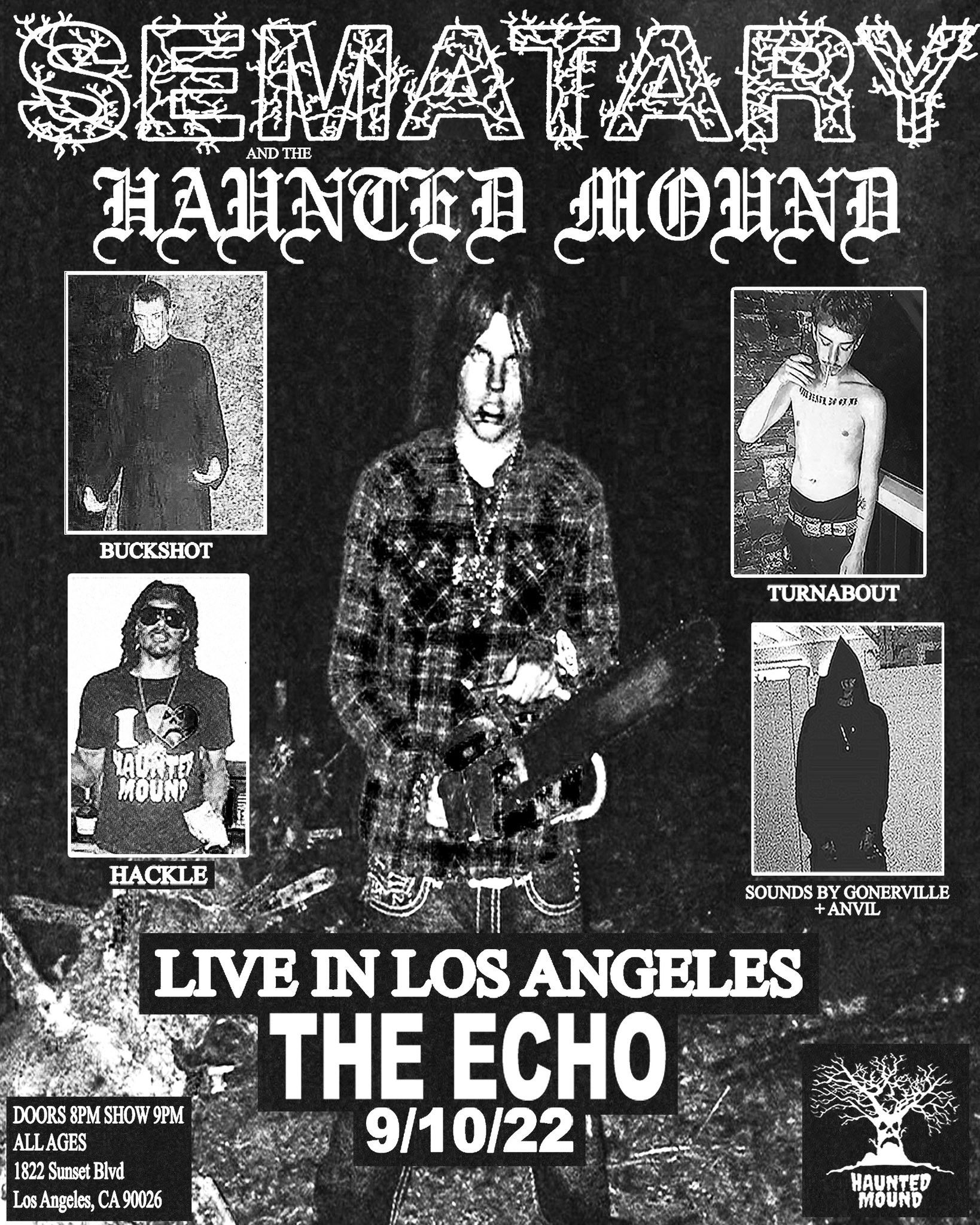Haunted Mound 💀2022💀 Sematary x Haunted Mound 'Live' Tour Hoodie LIMITED Size US XL / EU 56 / 4 - 7 Thumbnail