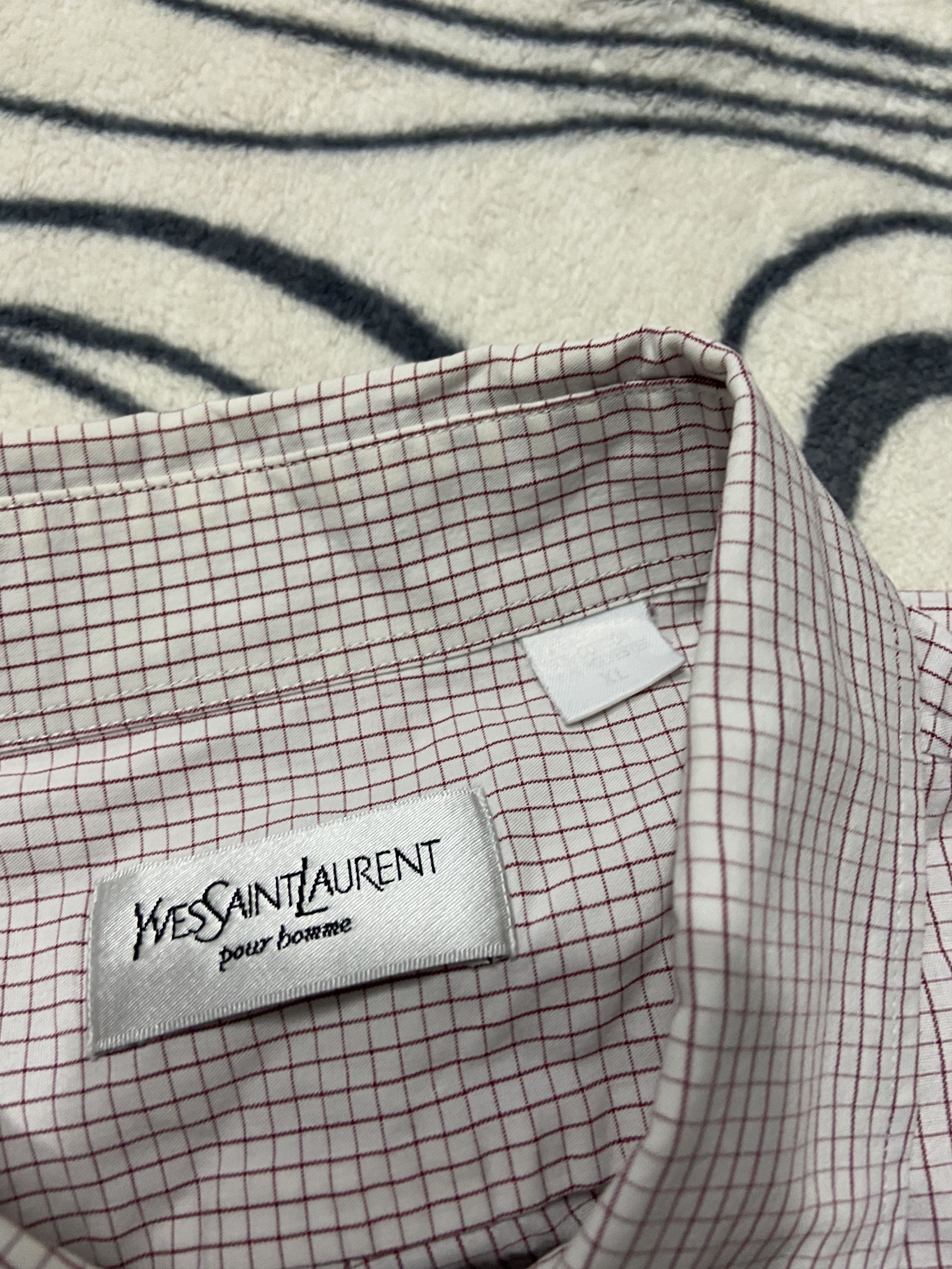 Yves Saint Laurent Yves Saint Laurent YSL Men's Long Sleeve Shirt Size US XXL / EU 58 / 5 - 4 Thumbnail