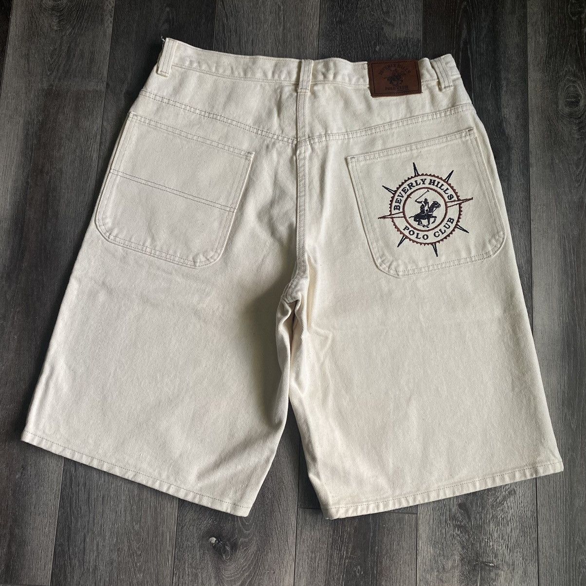 Beverly Hills Polo Club New Vintage 1990s Beverly Hills Polo Club Denim Jean Shorts Size US 38 / EU 54 - 1 Thumbnail