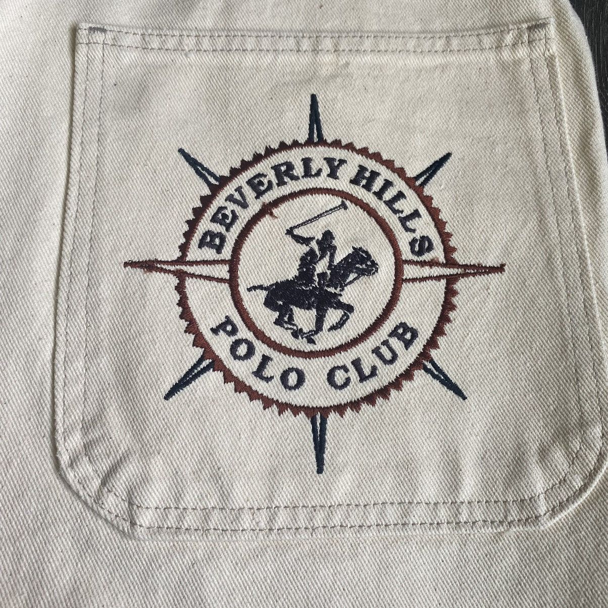 Beverly Hills Polo Club New Vintage 1990s Beverly Hills Polo Club Denim Jean Shorts Size US 38 / EU 54 - 4 Thumbnail