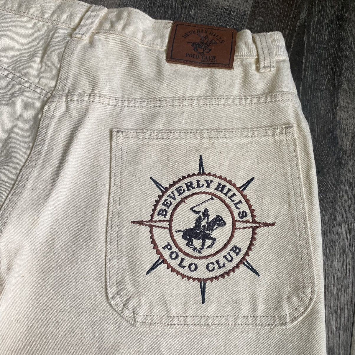 Beverly Hills Polo Club New Vintage 1990s Beverly Hills Polo Club Denim Jean Shorts Size US 38 / EU 54 - 3 Thumbnail