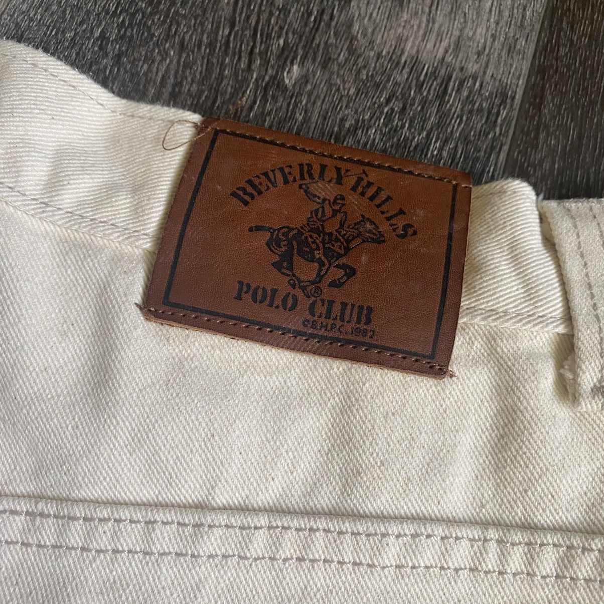 Beverly Hills Polo Club New Vintage 1990s Beverly Hills Polo Club Denim Jean Shorts Size US 38 / EU 54 - 5 Thumbnail