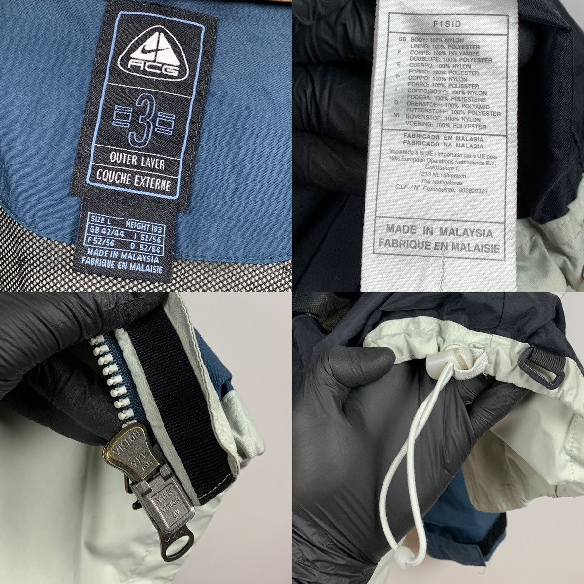 Nike Vintage Nike ACG Storm Fit Hoodie Jacket Size US L / EU 52-54 / 3 - 23 Thumbnail