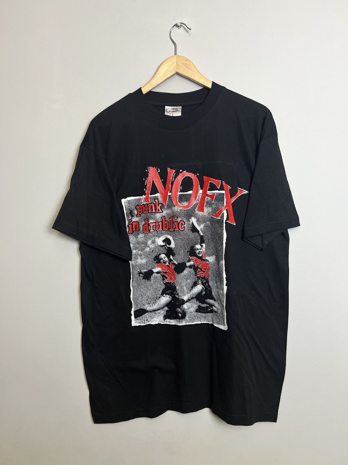 Rare Vintage 90s NOFX Punk In Drublic Punk Band Tee