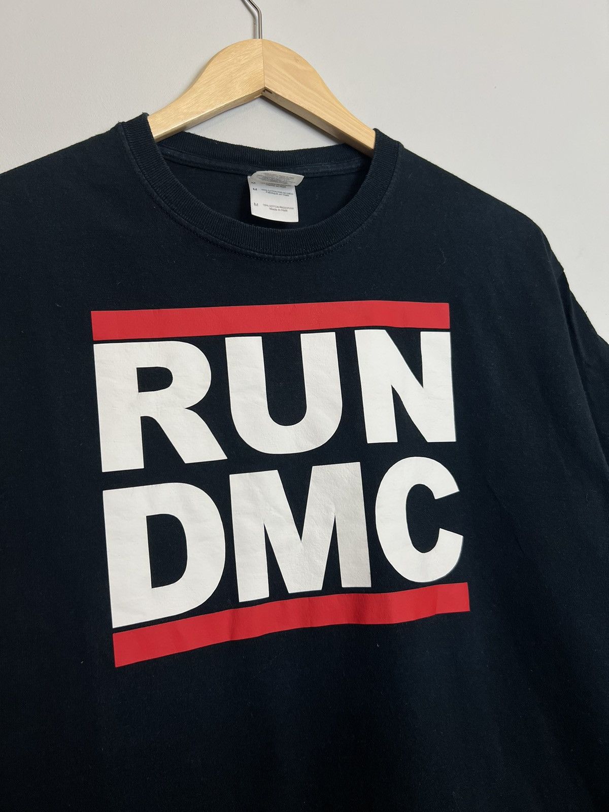 Rap Tees Vintage 00s Run DMC Rap Hip Hop Band Tshirt Y2K Grail Hype Size US M / EU 48-50 / 2 - 2 Thumbnail